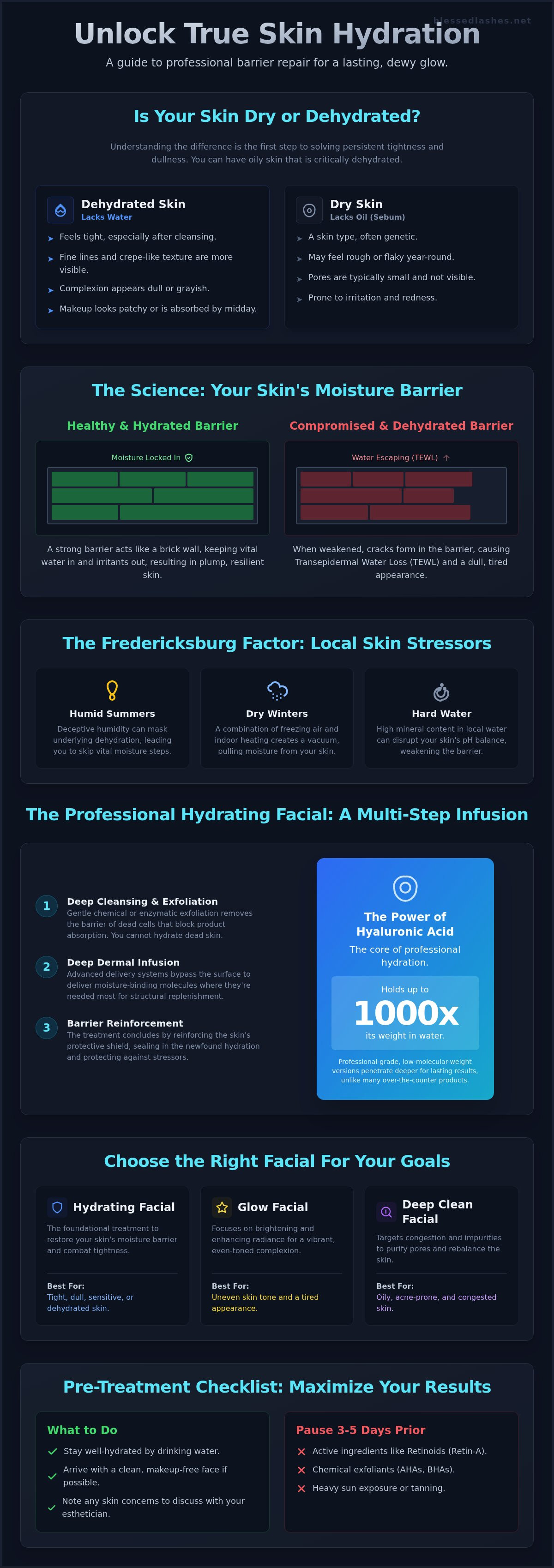 Hydrating facial Fredericksburg