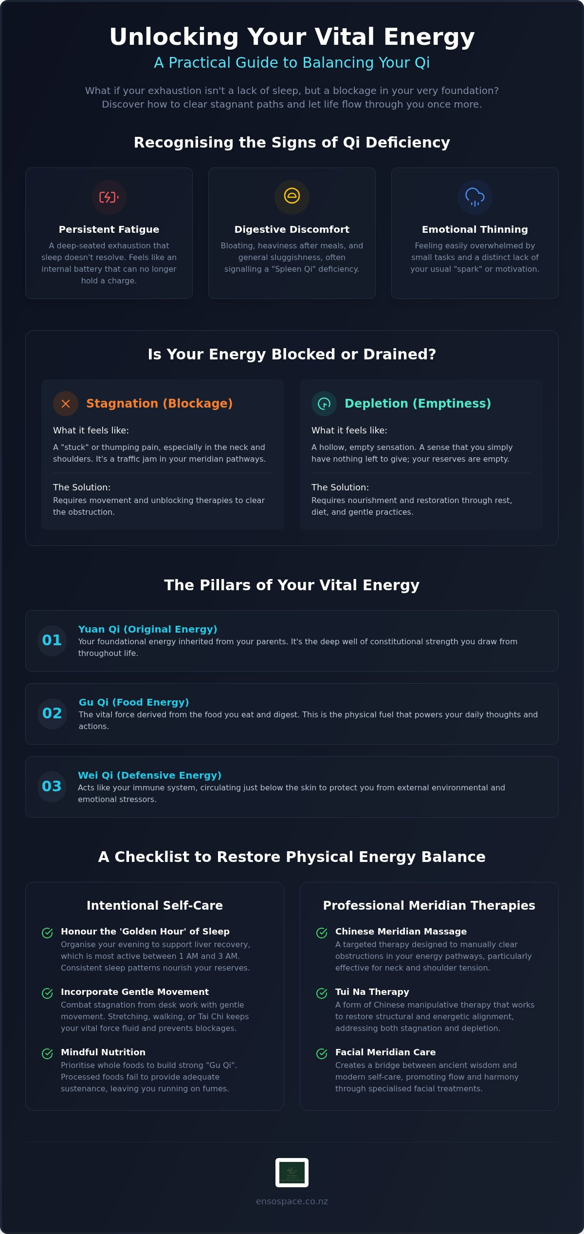 How to balance qi energy