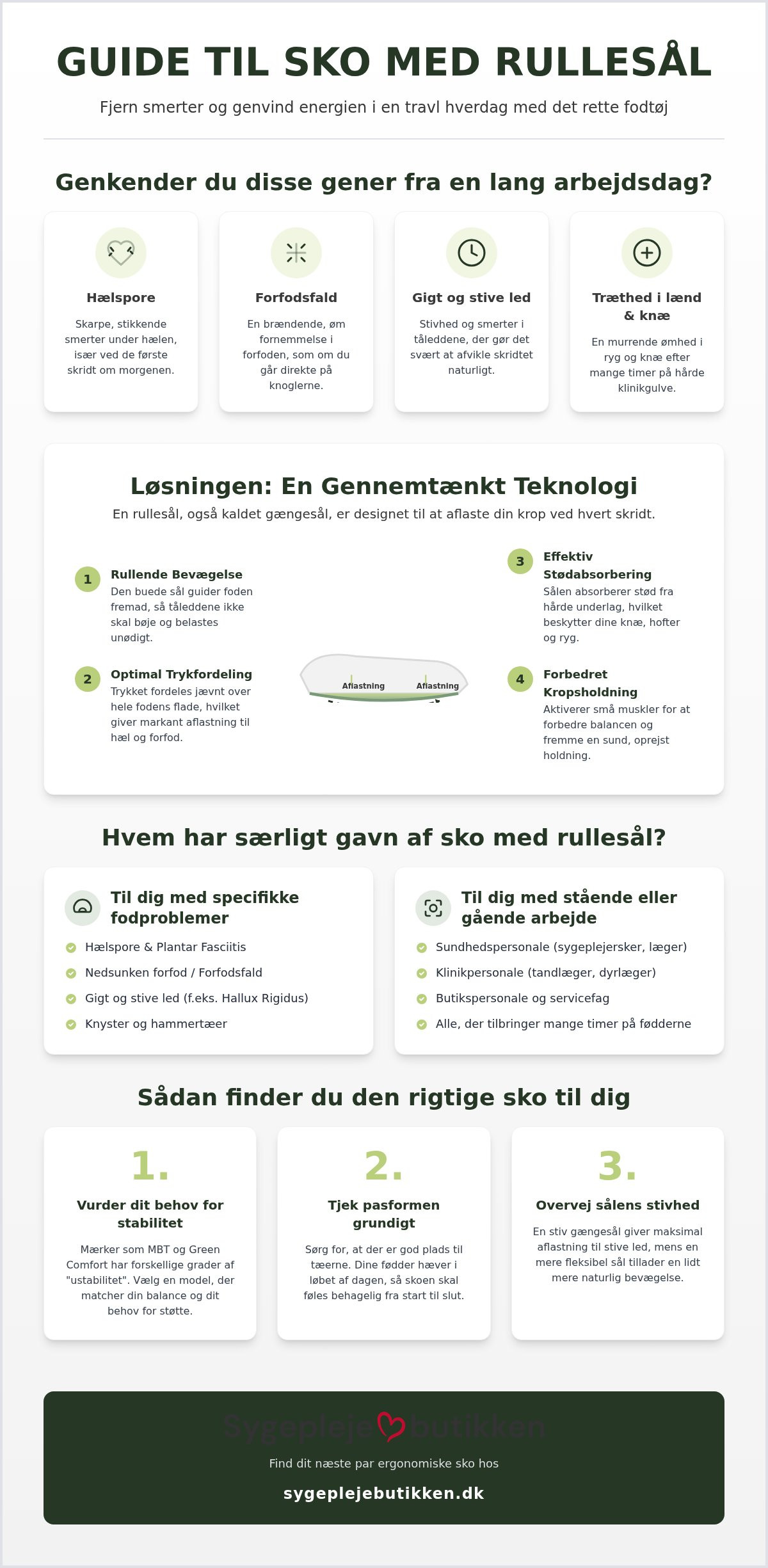 Sko med rullesål