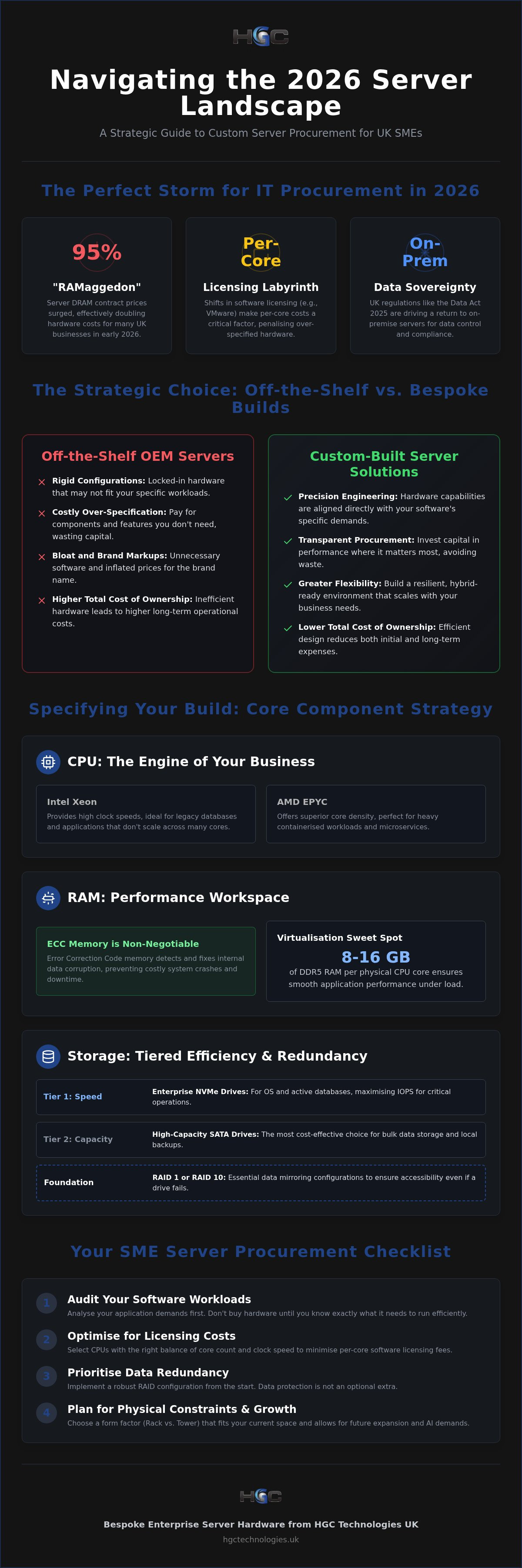 Custom server solutions for UK SMEs