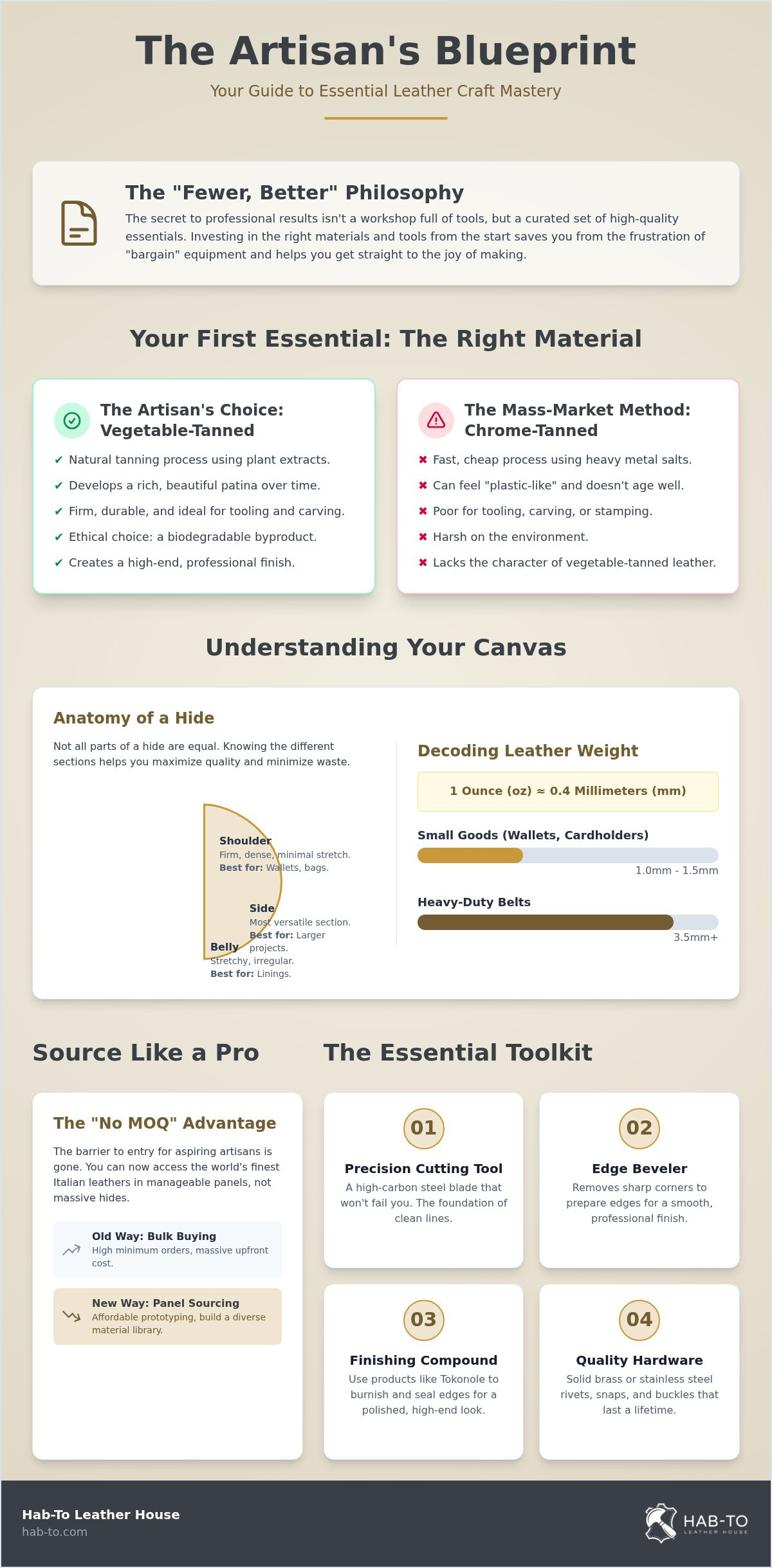 Leather craft essentials
