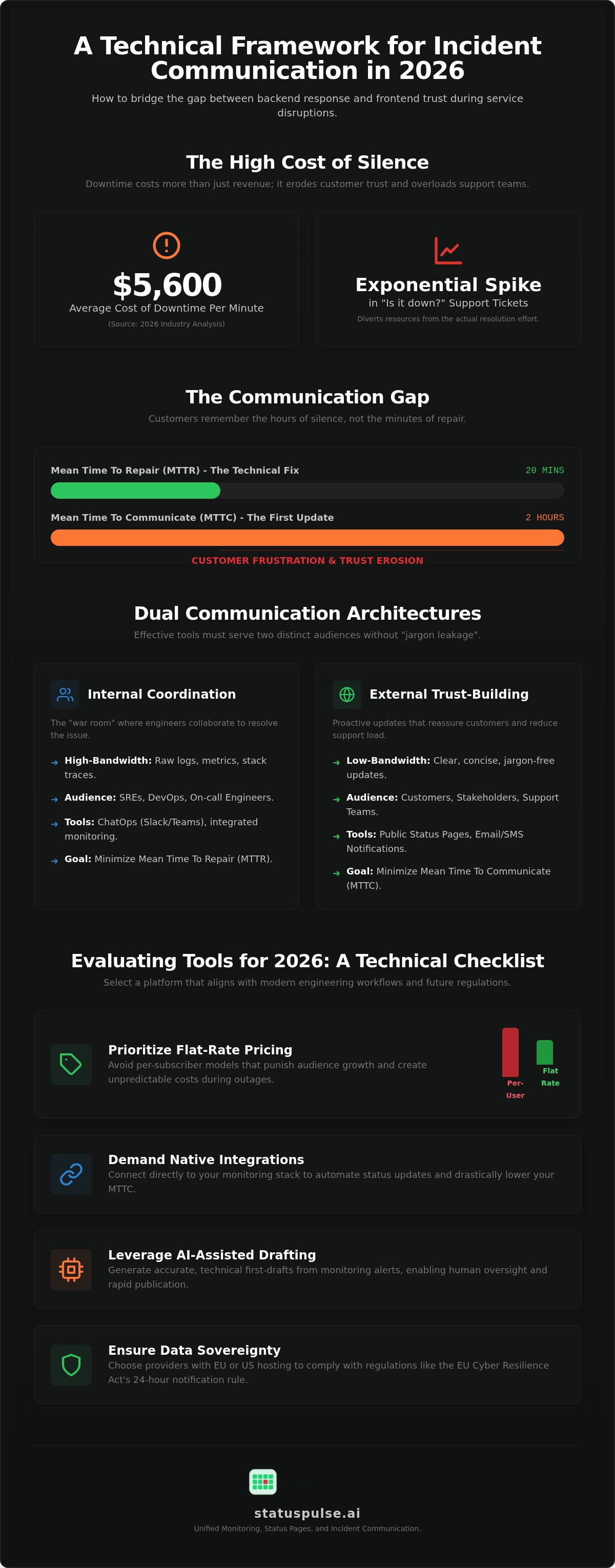 Incident communication tools