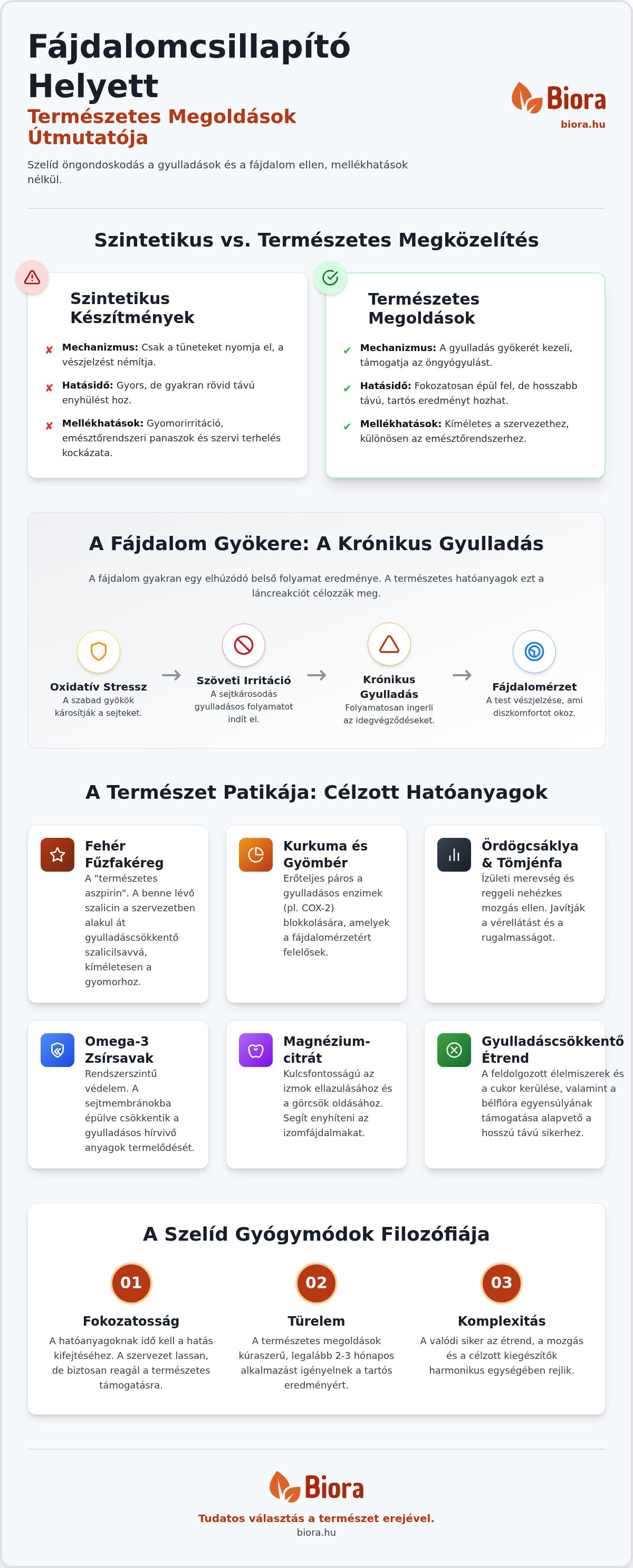 Fájdalomcsillapító helyett természetes megoldás