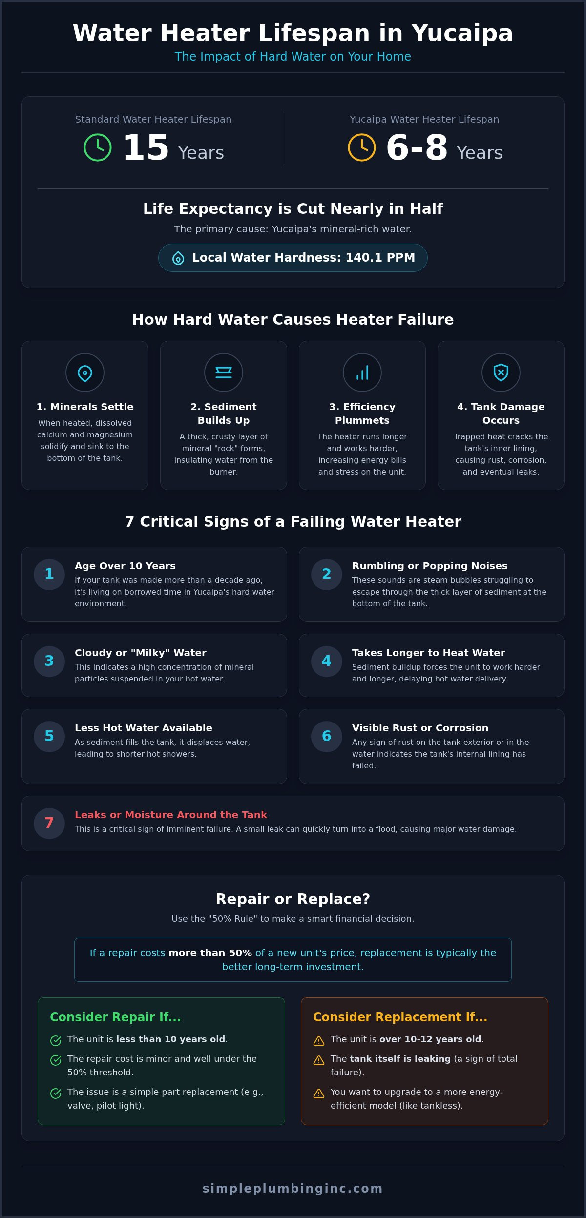 Signs you need a new water heater Yucaipa