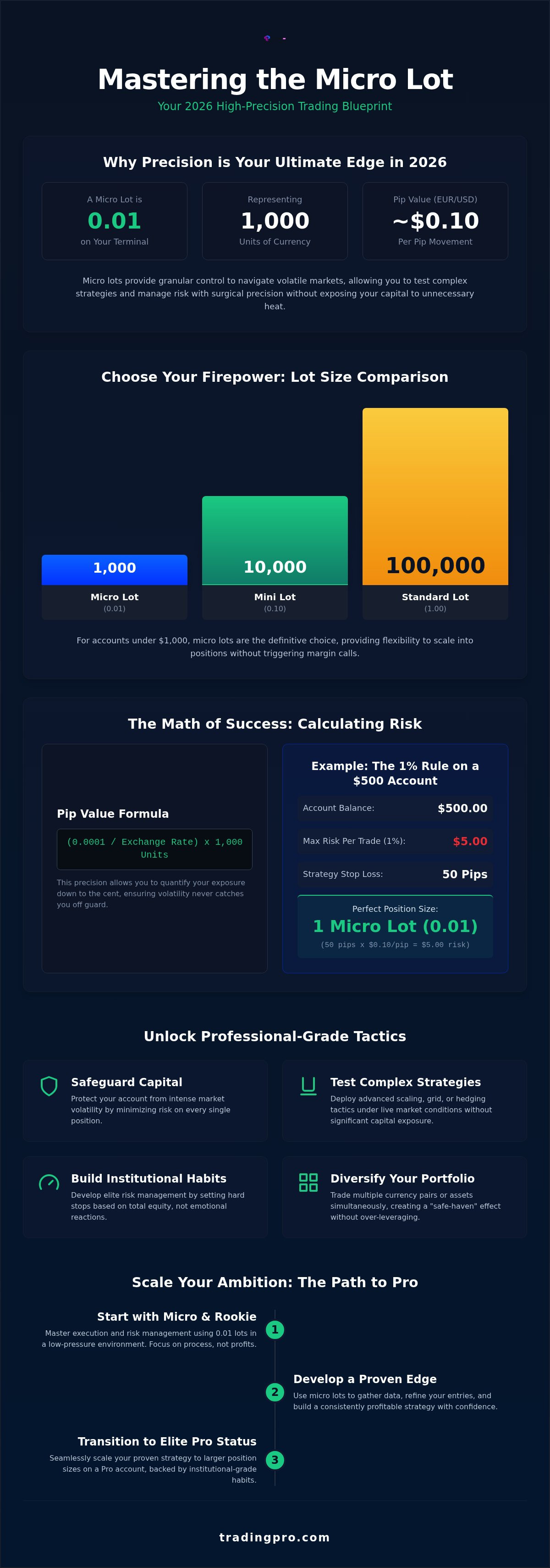 Micro lot trading strategy