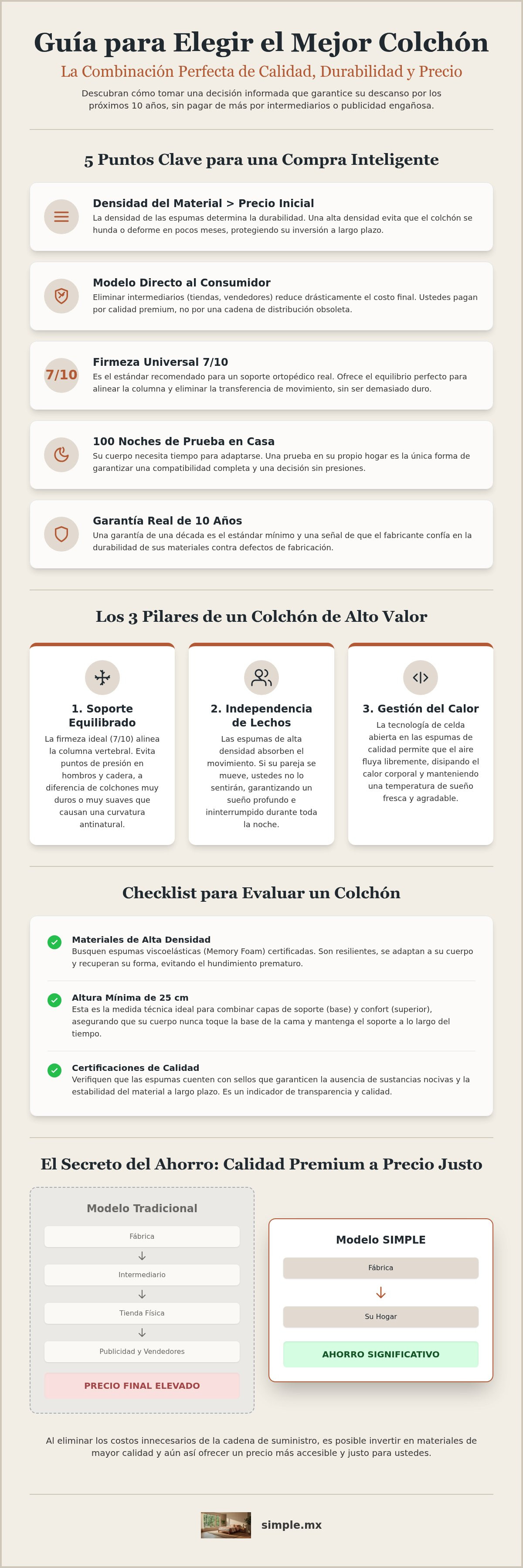 Mejor colchón relación calidad precio