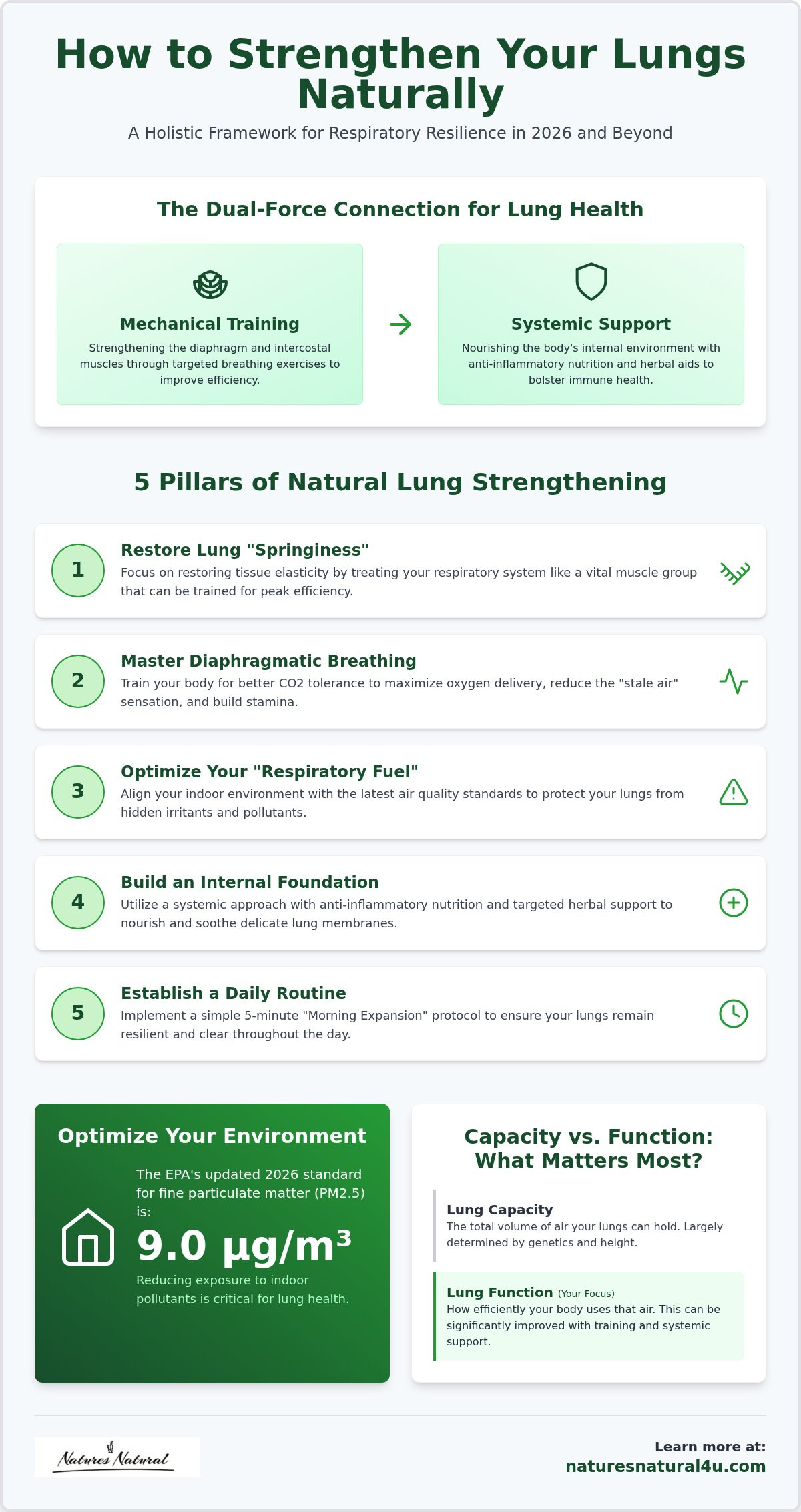 How to strengthen lungs naturally