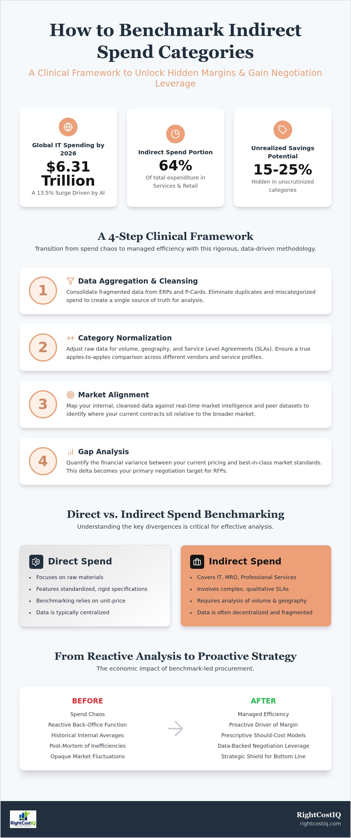 How to benchmark indirect spend categories
