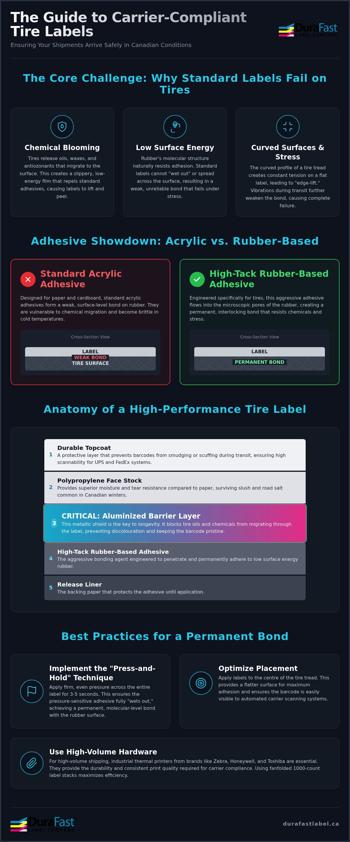 Tire shipping labels for ups and fedex