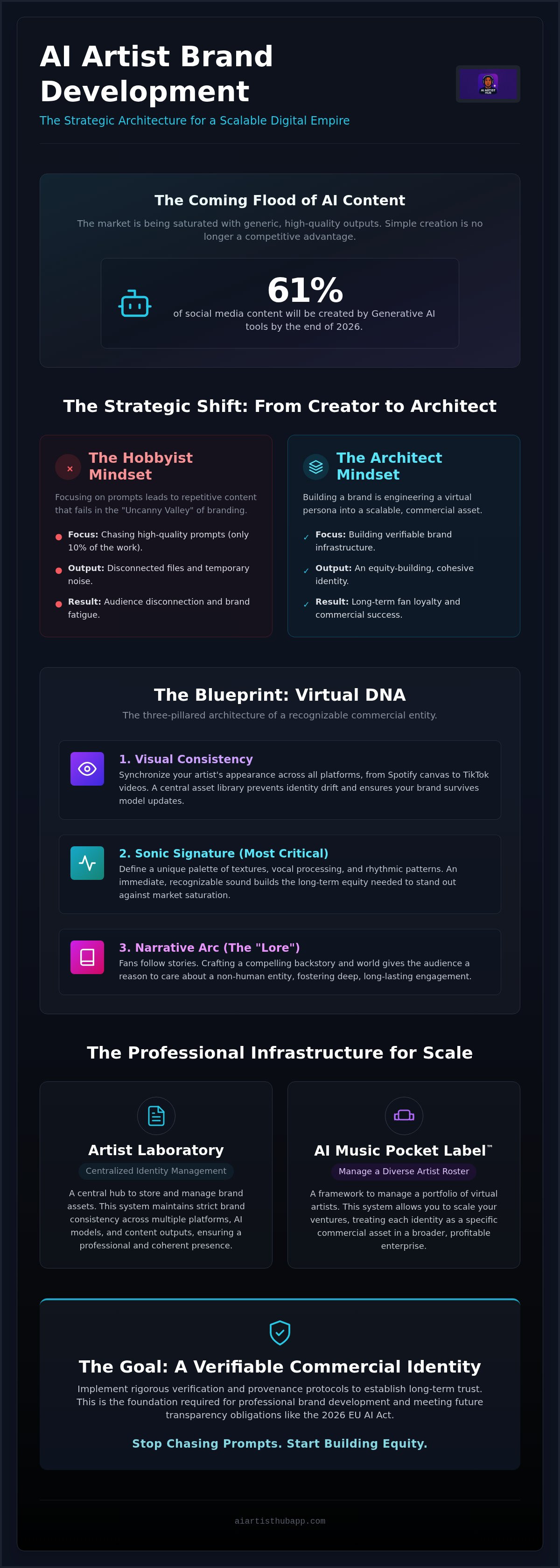 AI artist brand development