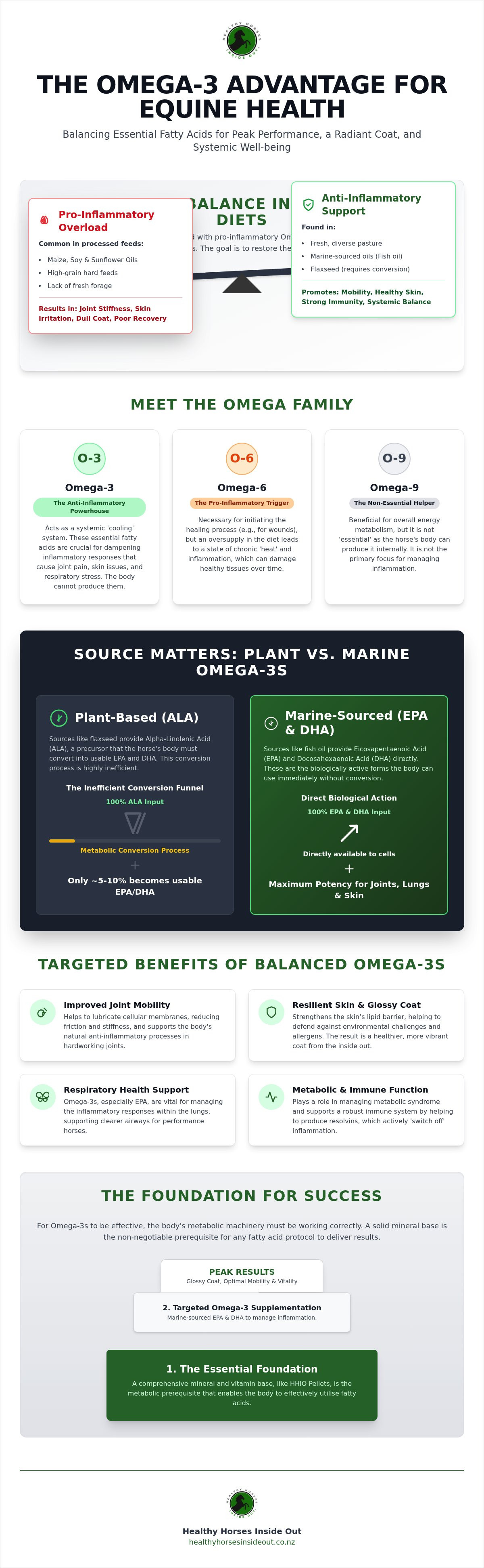 Horse omega 3 supplements
