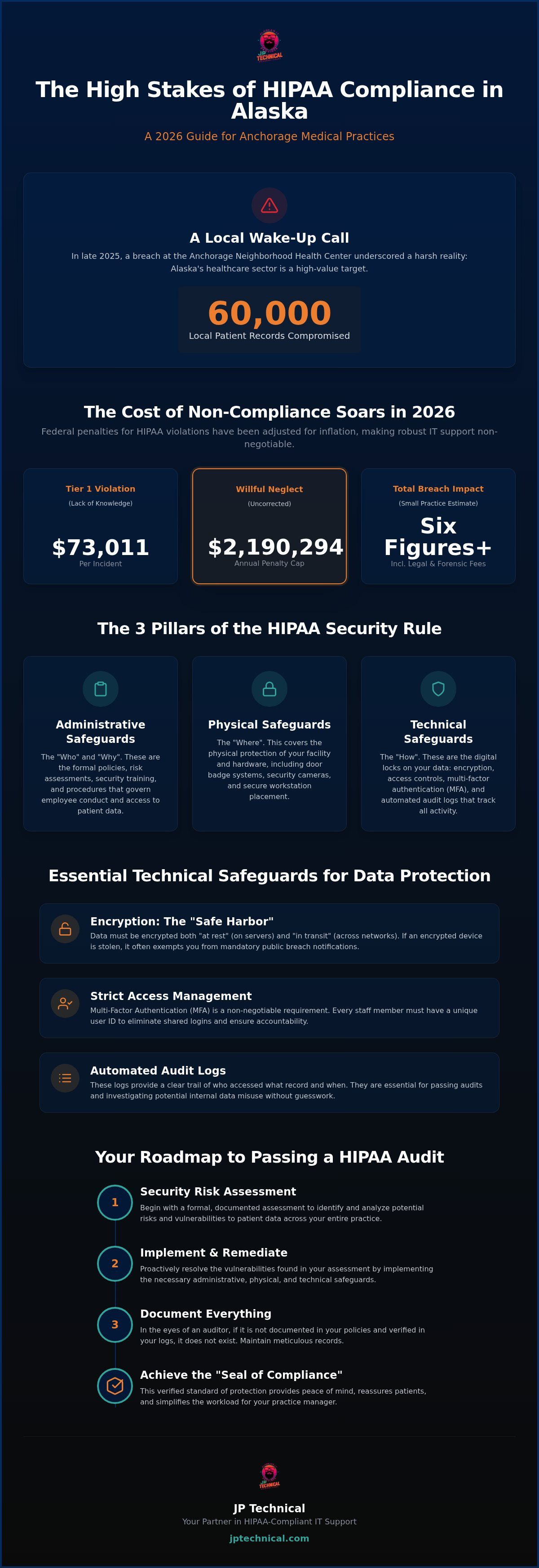 HIPAA compliant IT support Anchorage