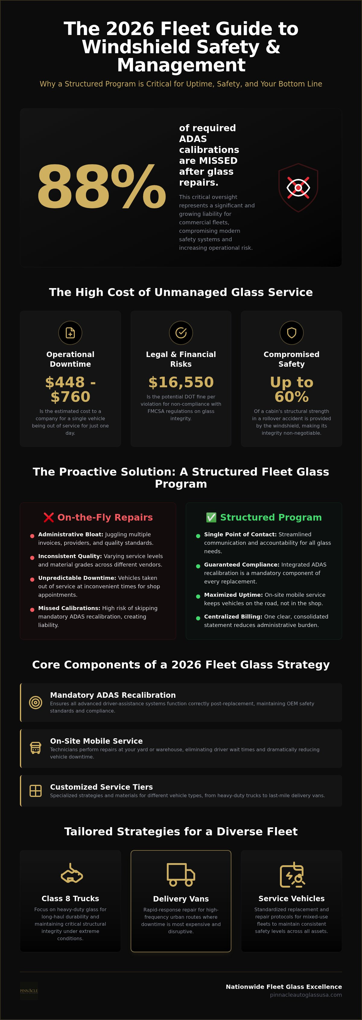 Fleet windshield replacement program
