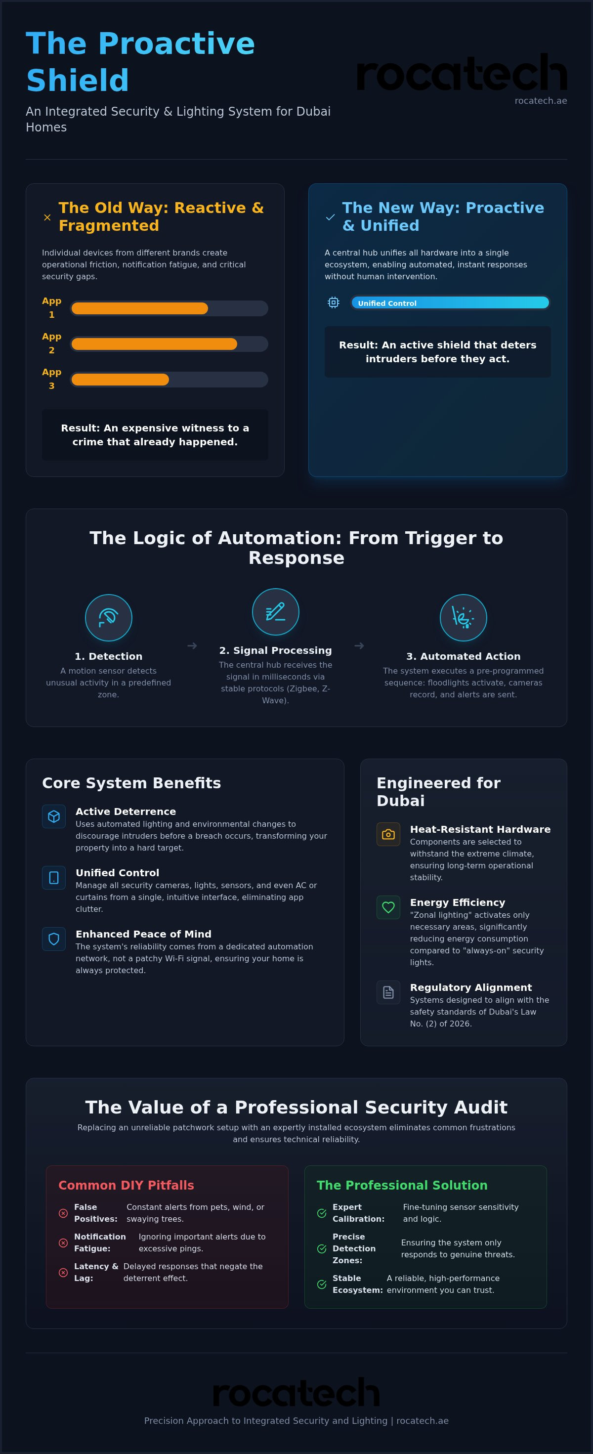 Integrated security and lighting system