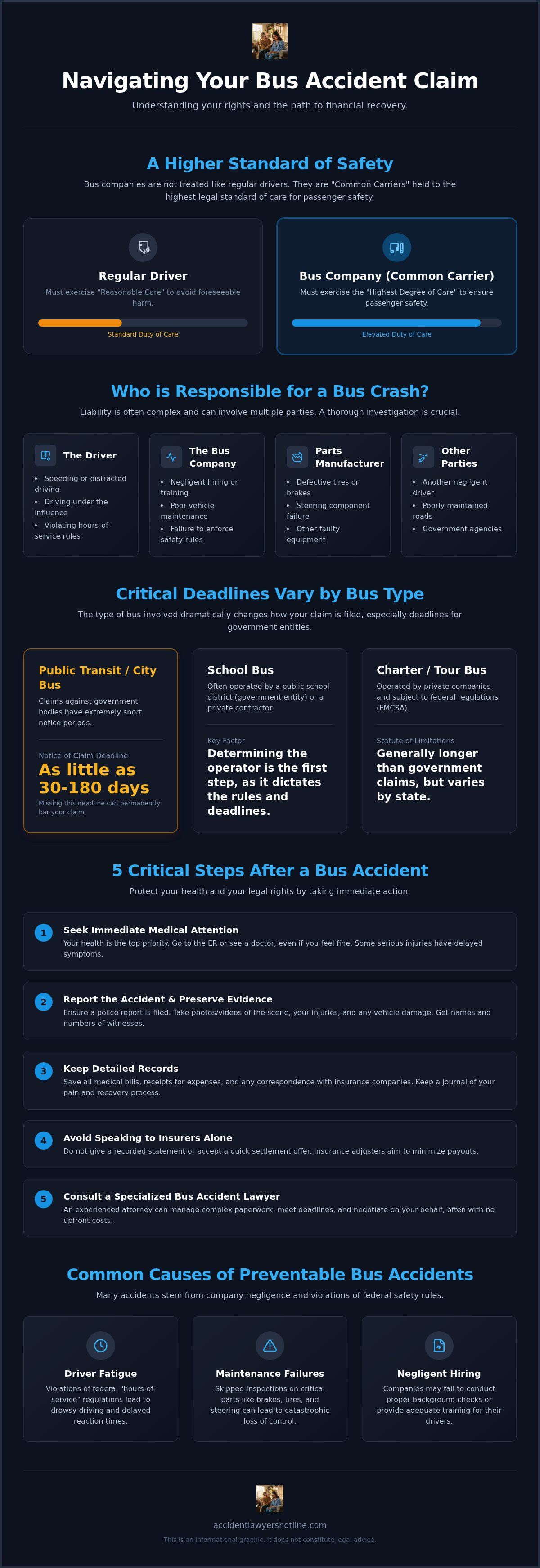 Bus Accident Lawyer: Navigating Complex Claims and Legal Rights in 2026