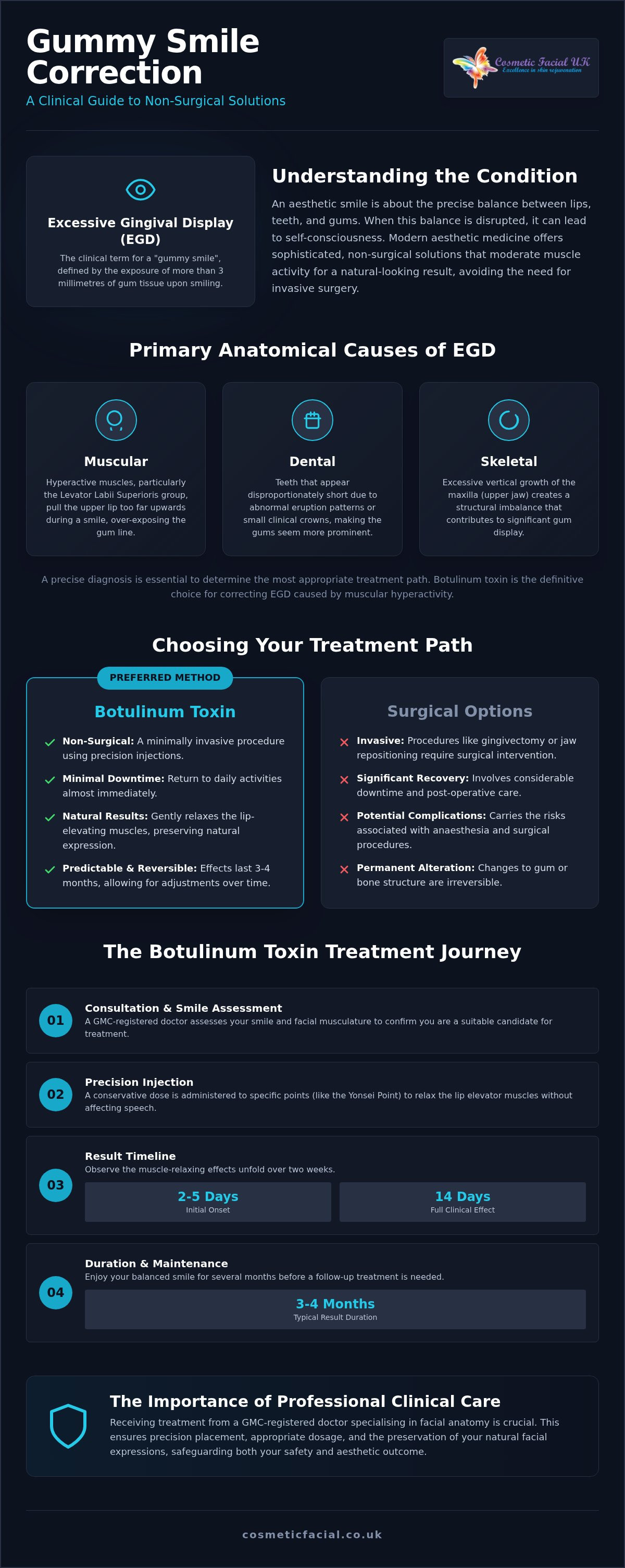 Botox for gummy smile london