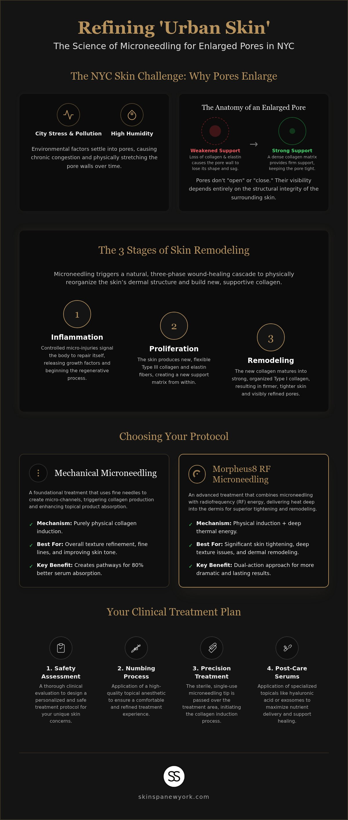 Microneedling for large pores NYC
