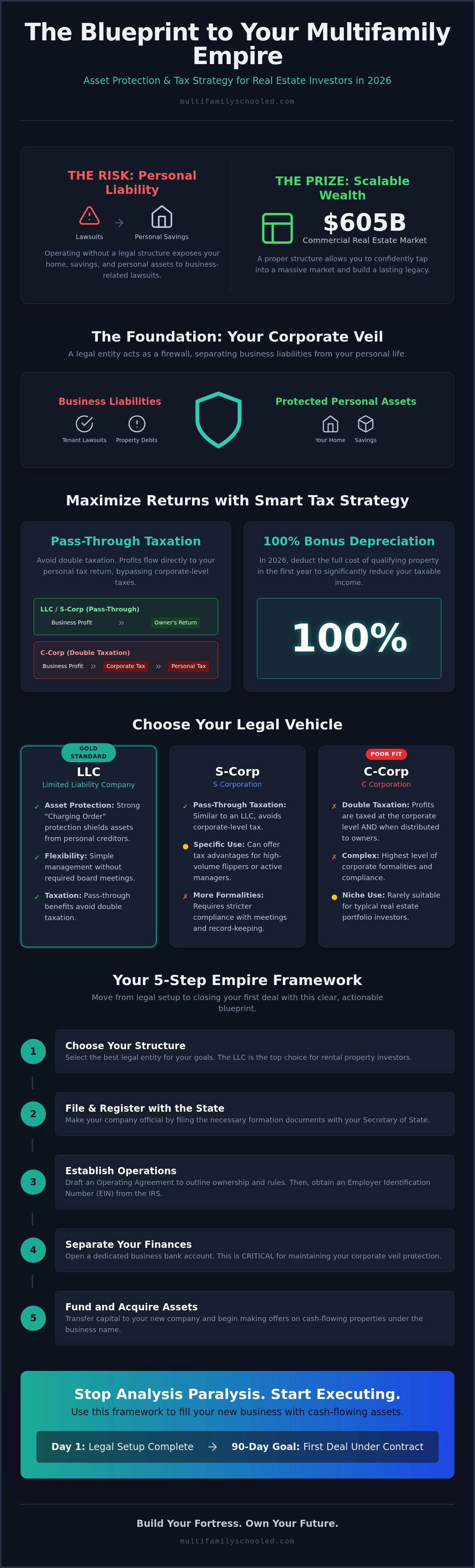 How to create a real estate investment company structure