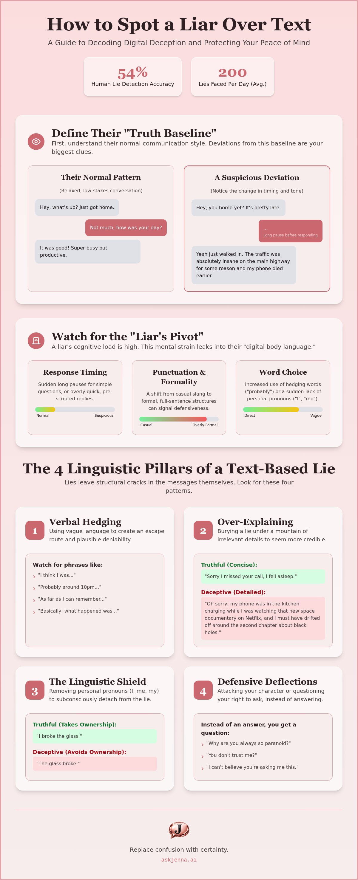 How to spot a liar over text
