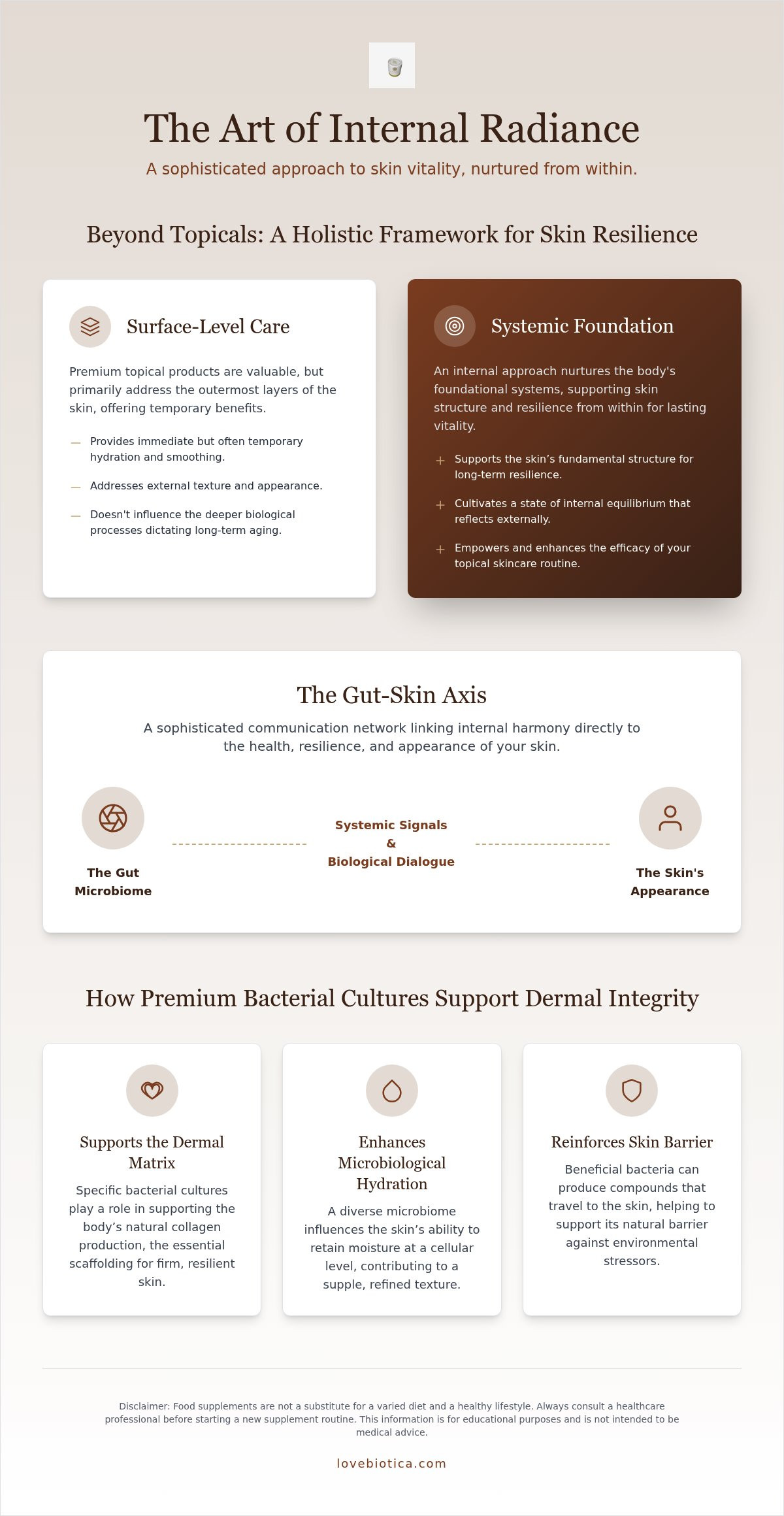 Probiotics for skin elasticity and anti-aging