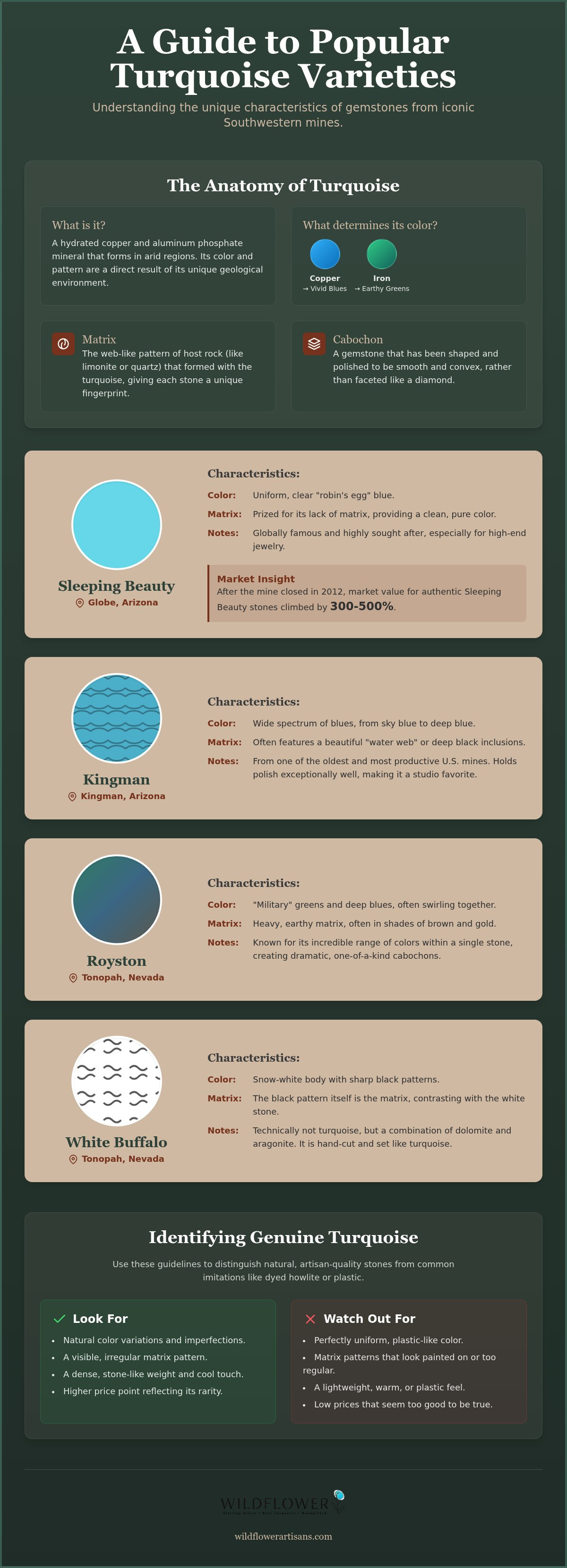 Popular Turquoise Varieties: Discover Iconic Gemstones for Jewelry Making