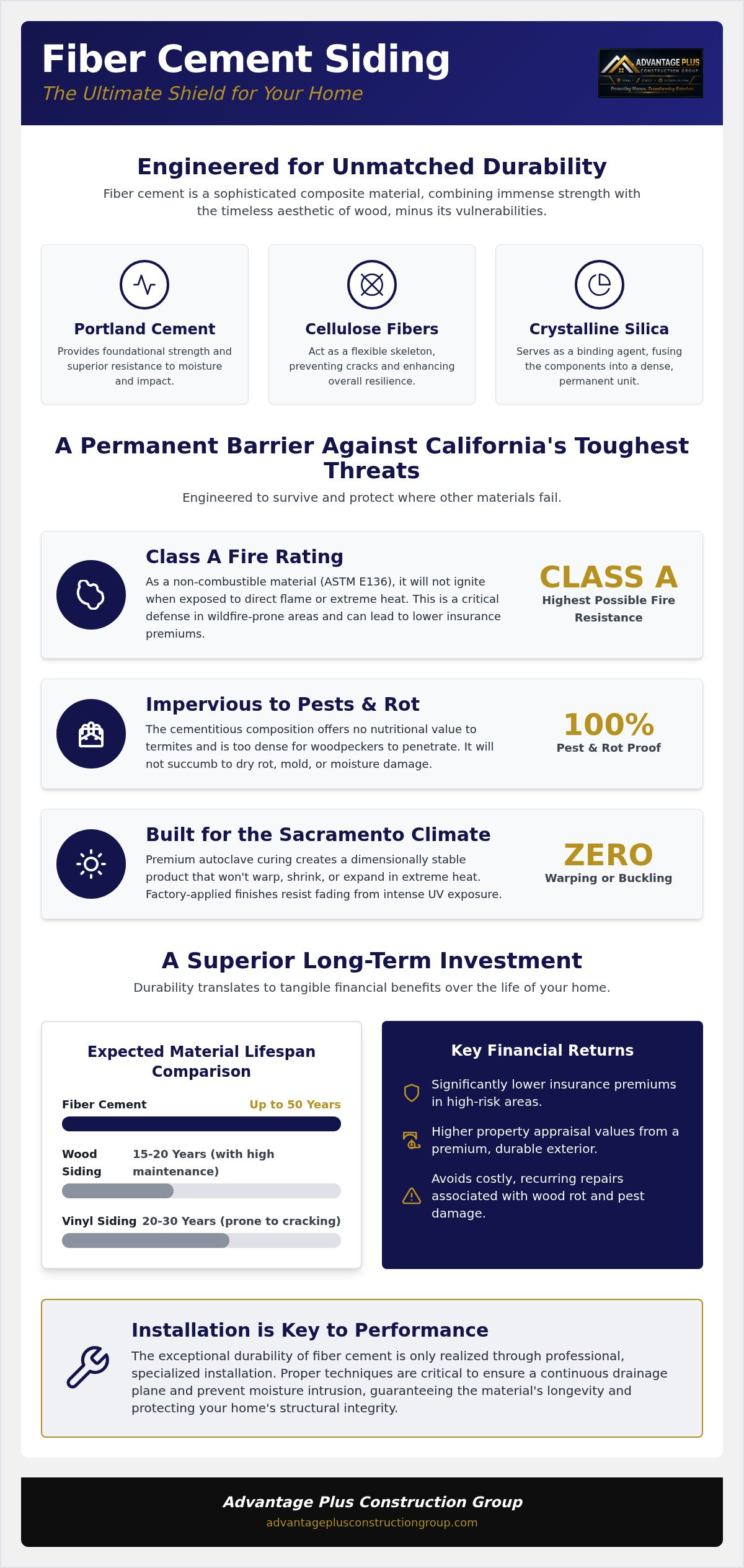 Fiber cement siding durability