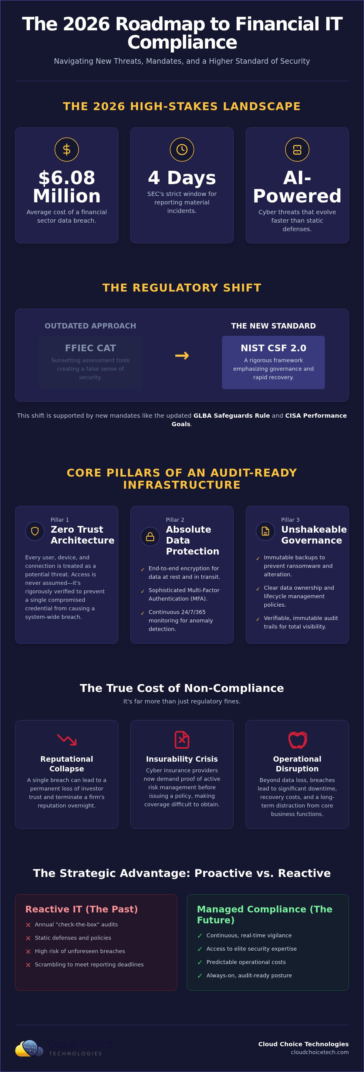 Financial services IT compliance