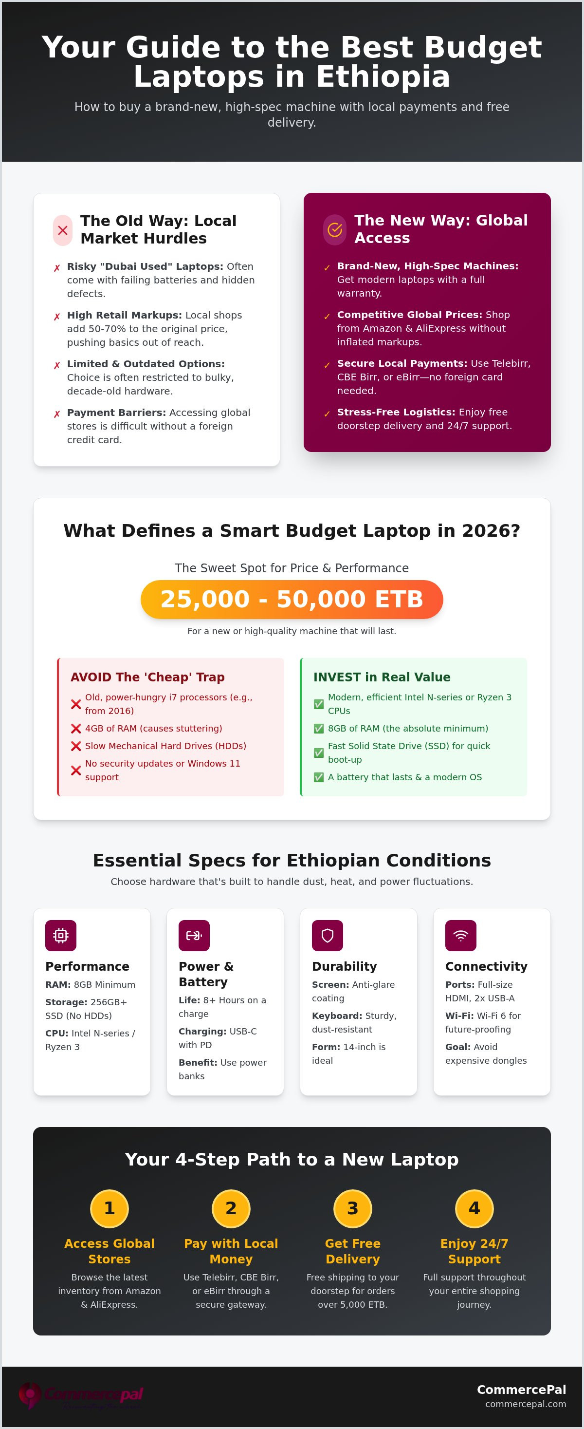 Best budget laptops Ethiopia