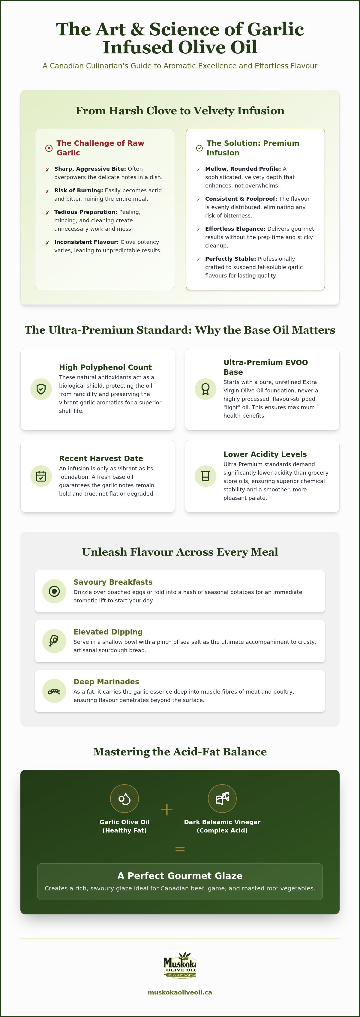 Garlic infused olive oil