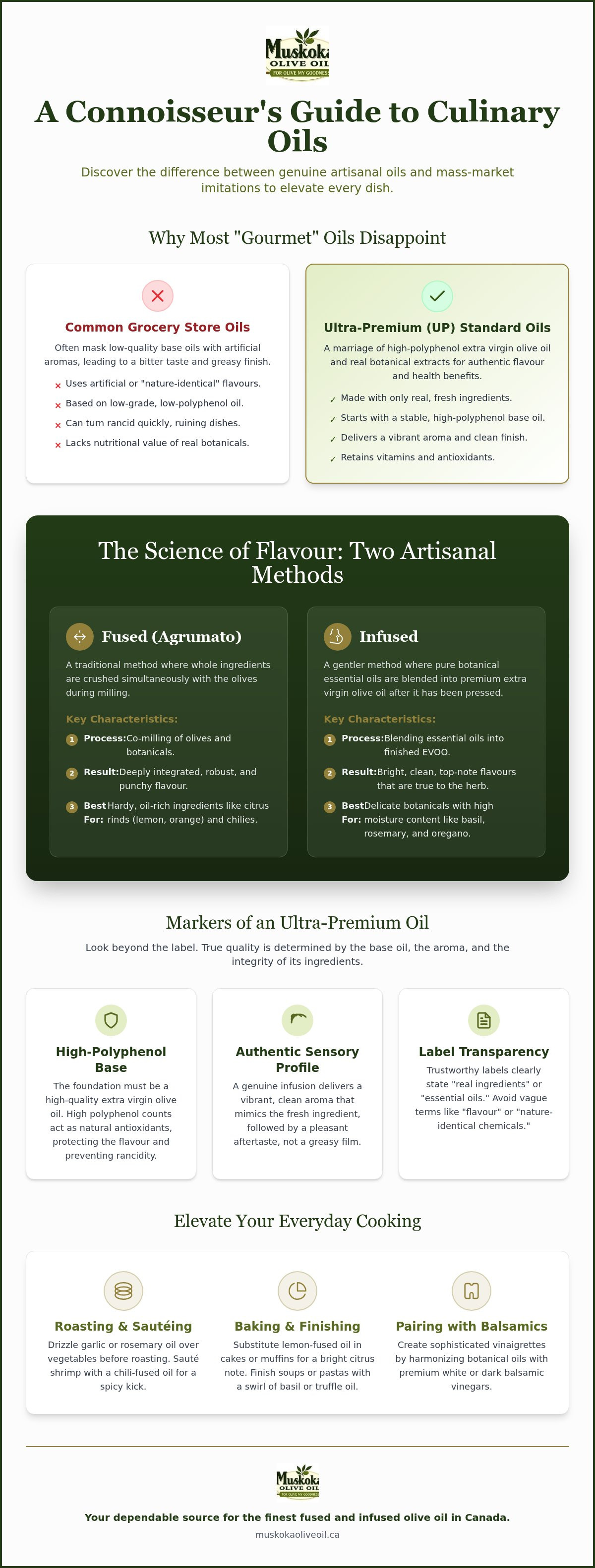 Infused olive oil Canada