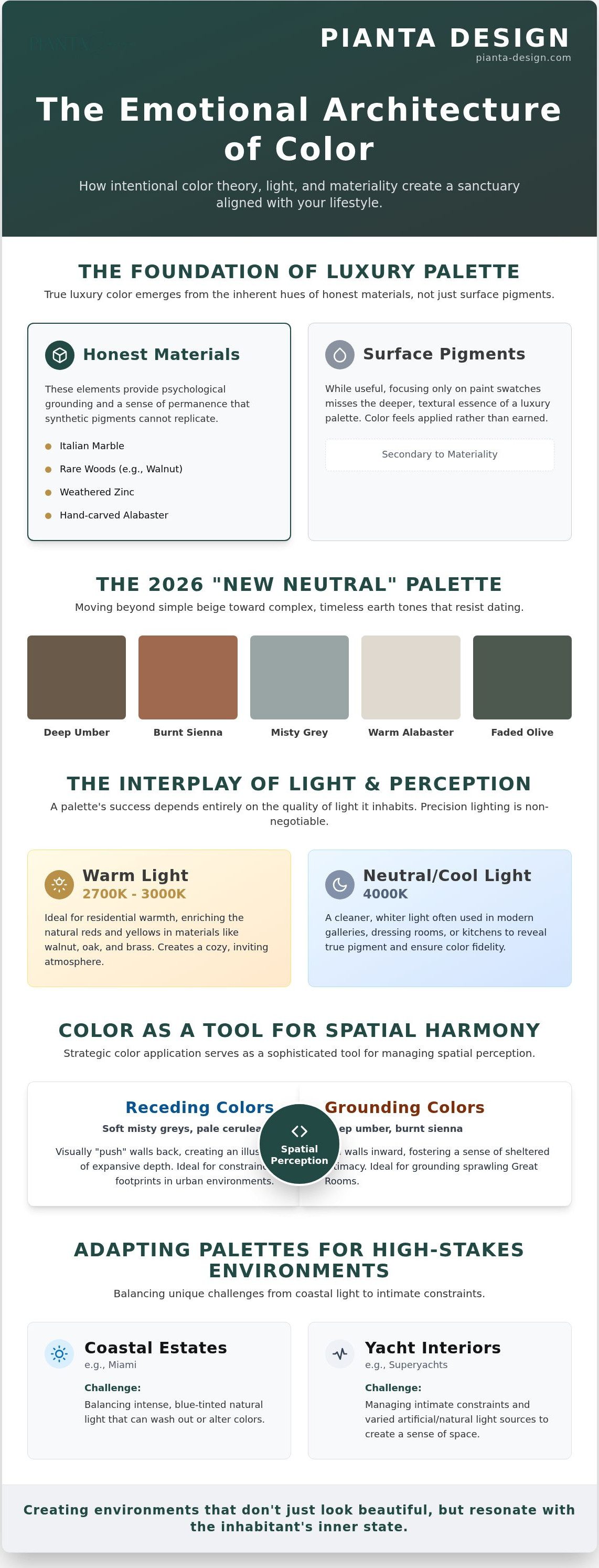 Psychology of color in luxury interior design