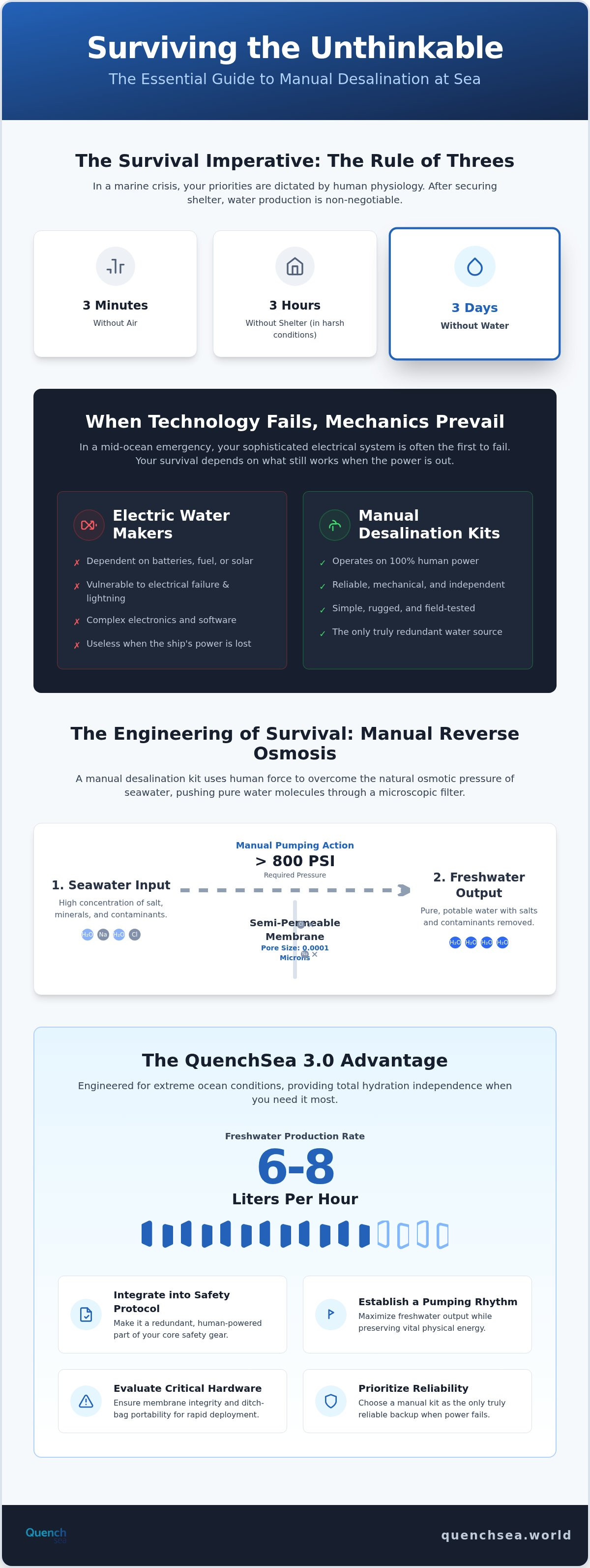Emergency desalination kit