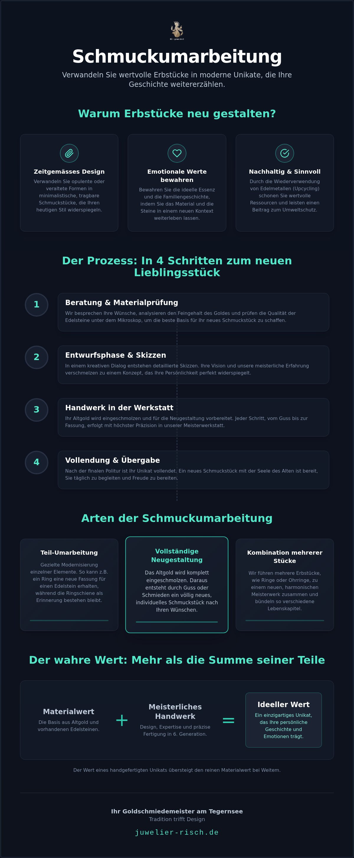 Schmuckumarbeitung