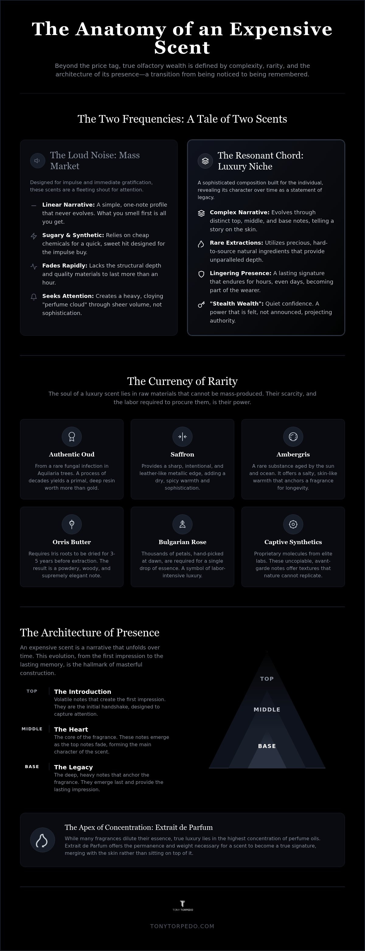 What makes a perfume smell expensive