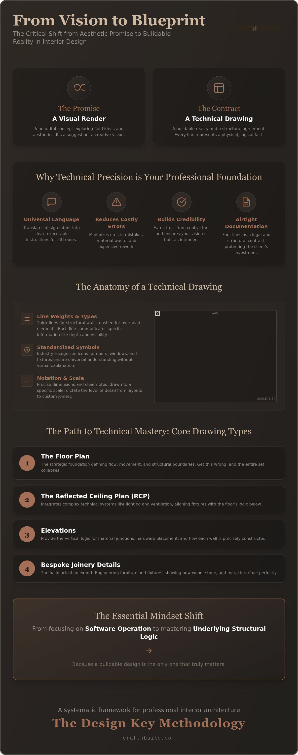 Interior design technical drawing course