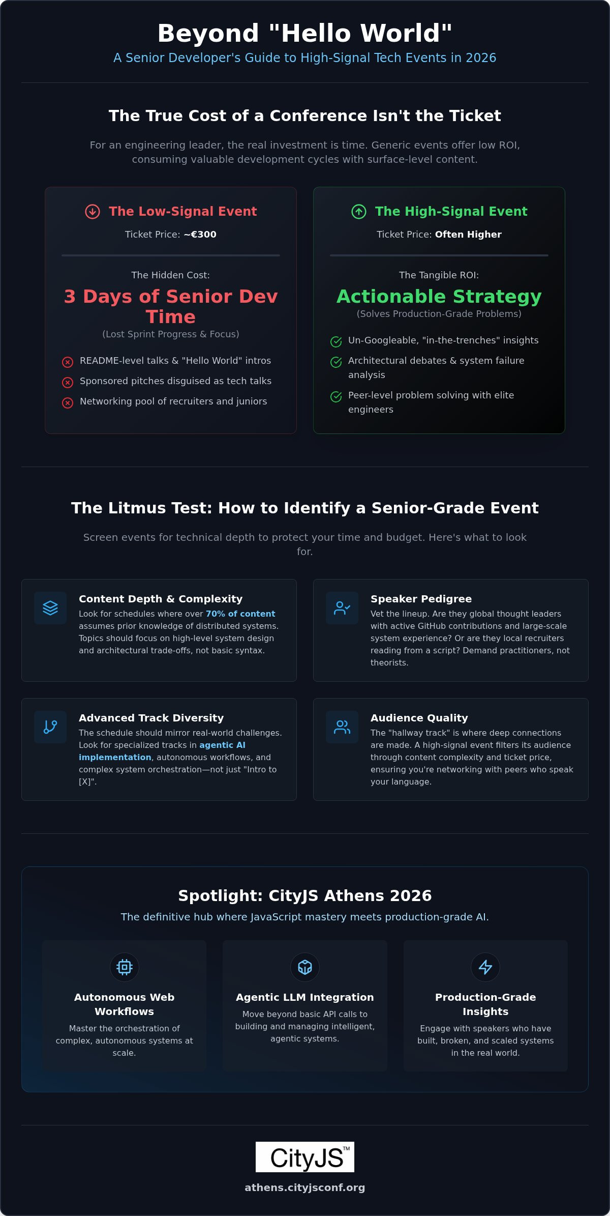 Athens tech events for senior developers