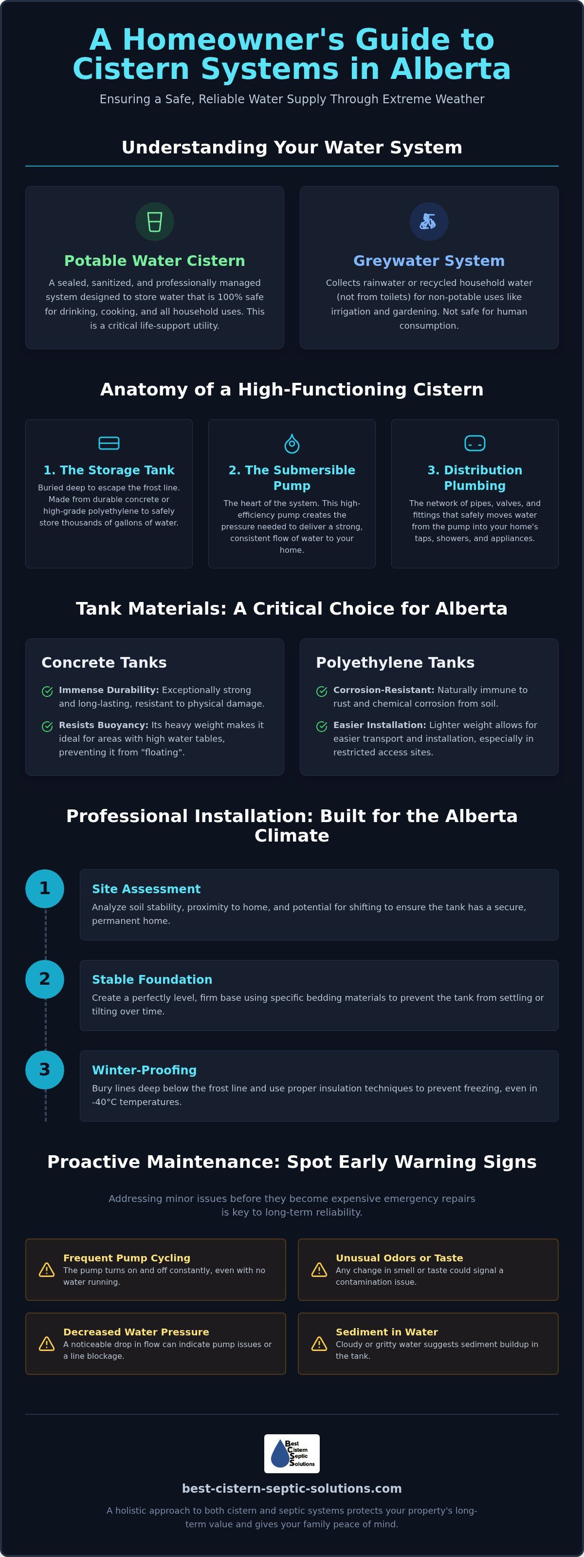 Cistern service Alberta