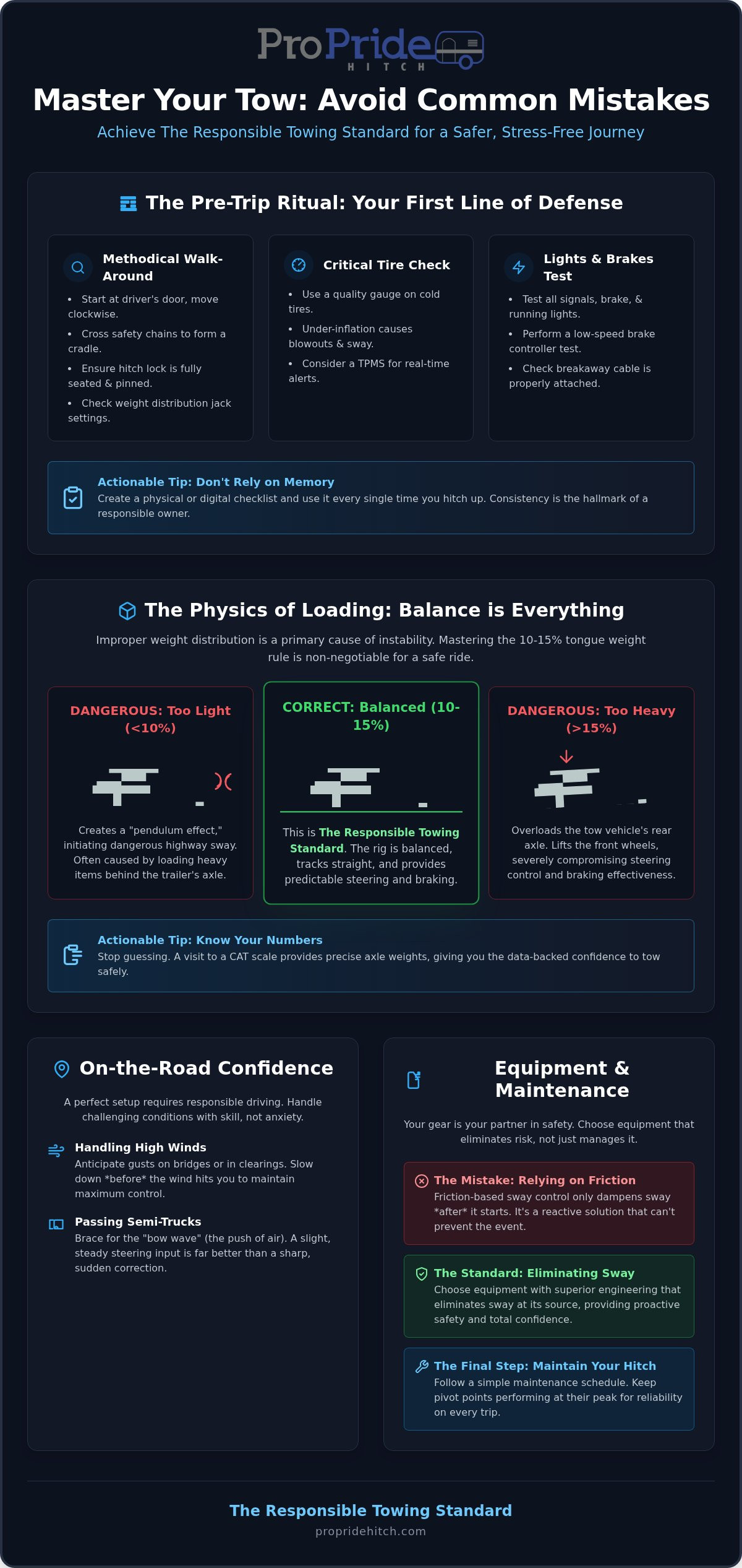 Common towing mistakes