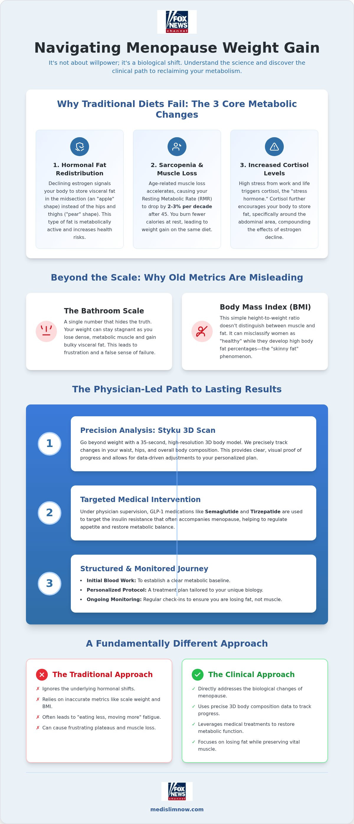 Managing menopause weight gain Midlothian