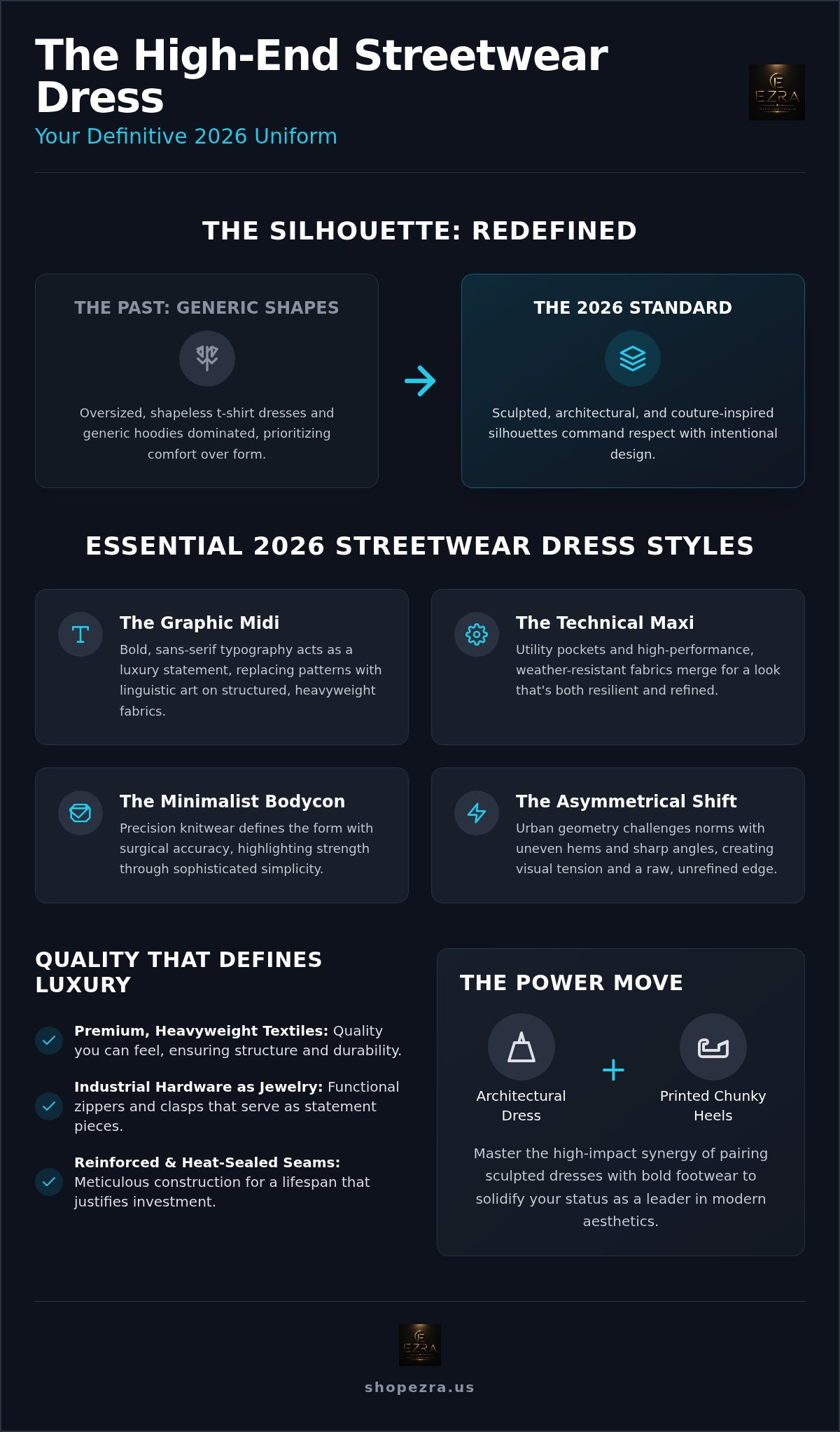 High end streetwear dresses