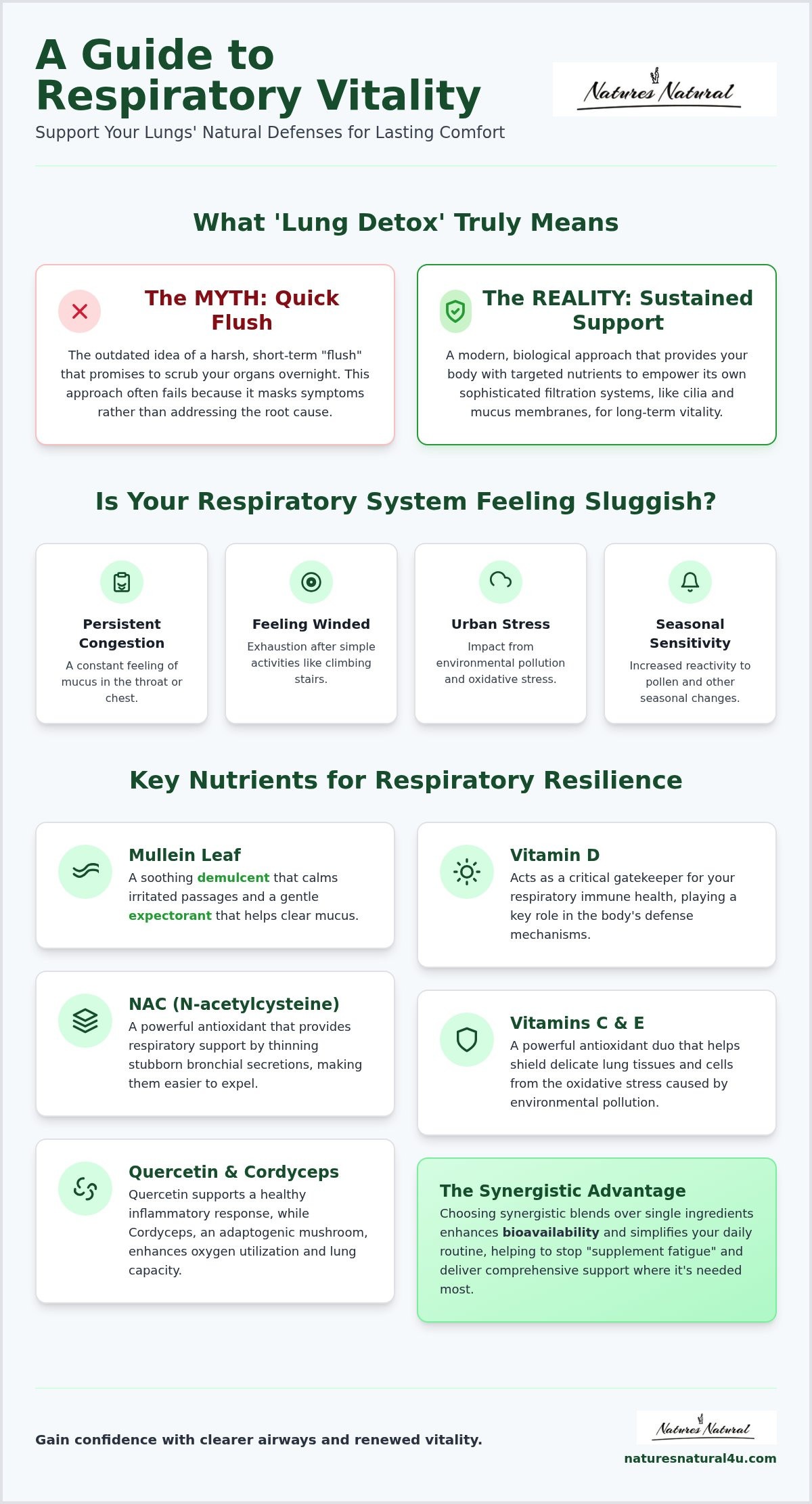 Supplements for lung detox