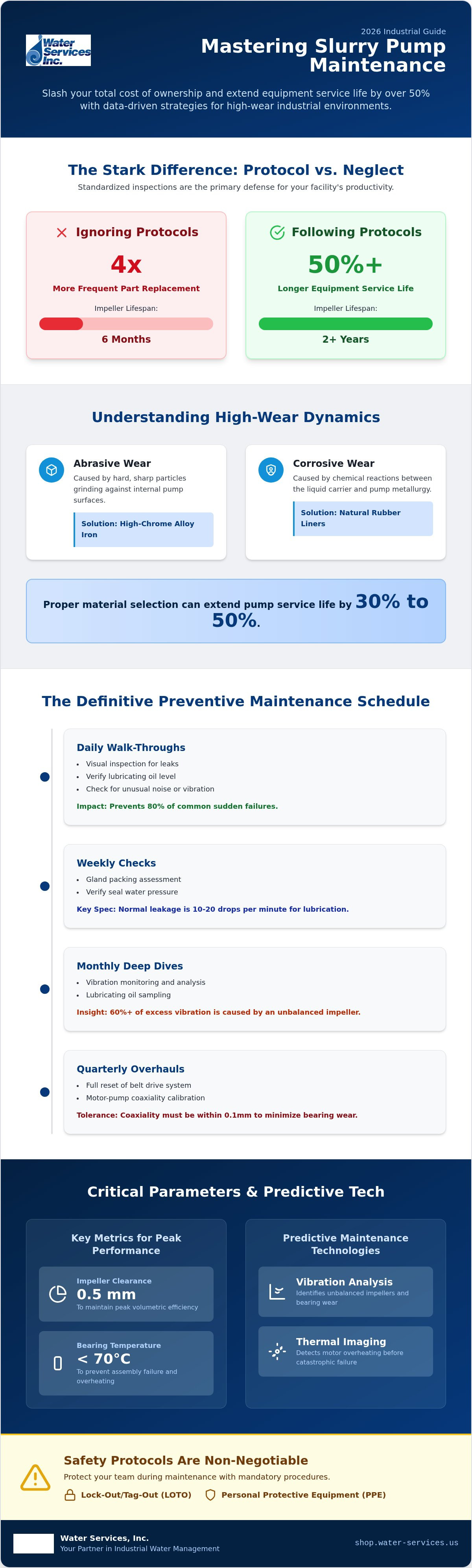 Slurry pump maintenance best practices