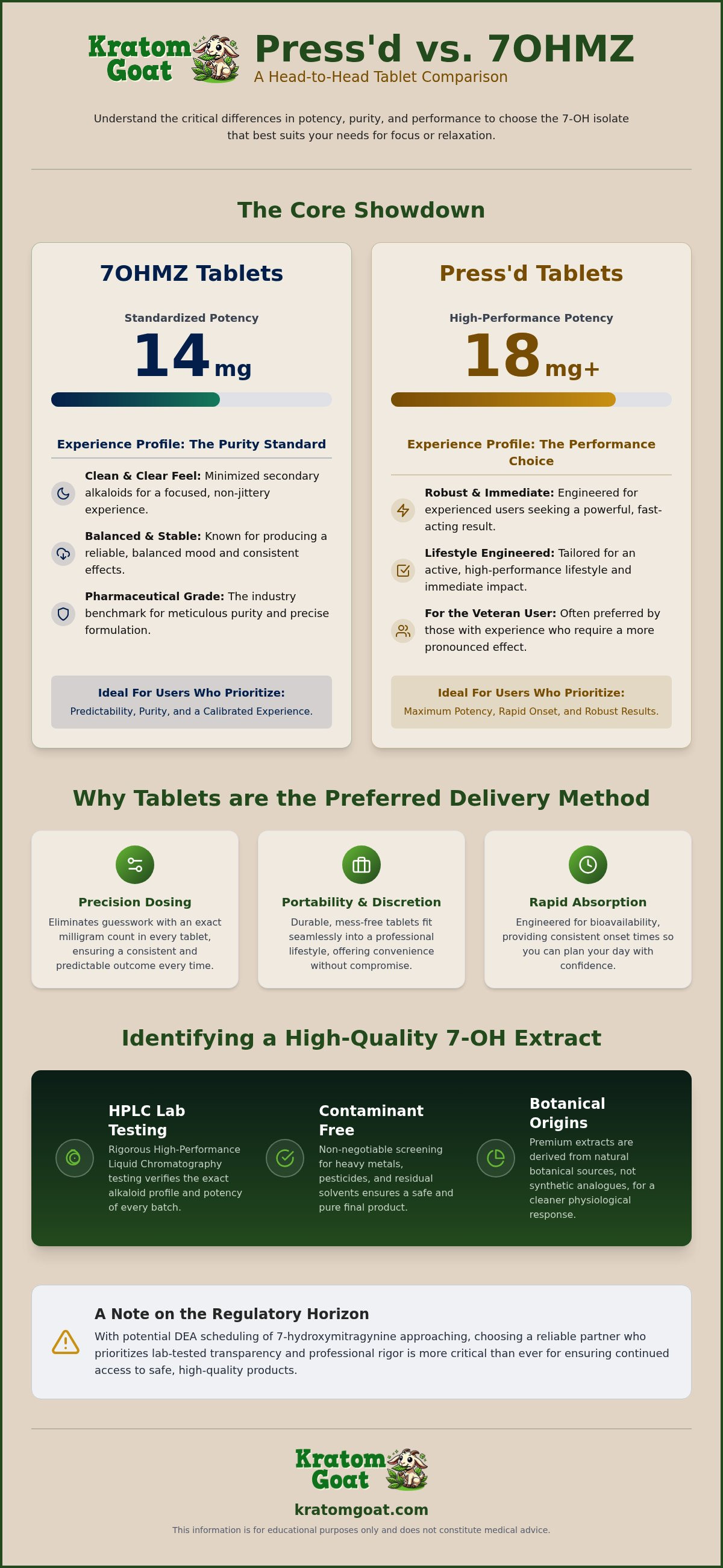 Press'd tablets vs 7OHMZ tablets
