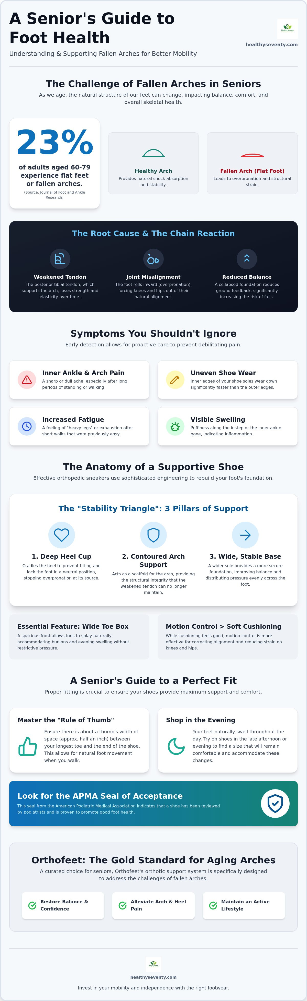 Orthopedic sneakers for fallen arches