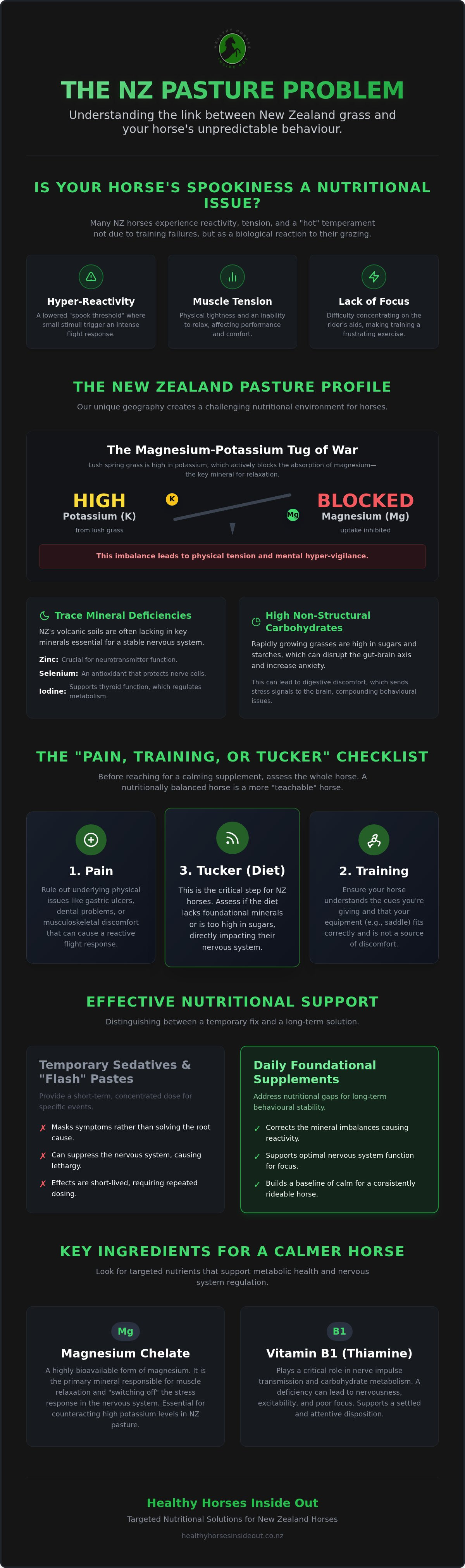 Horse calming supplement NZ