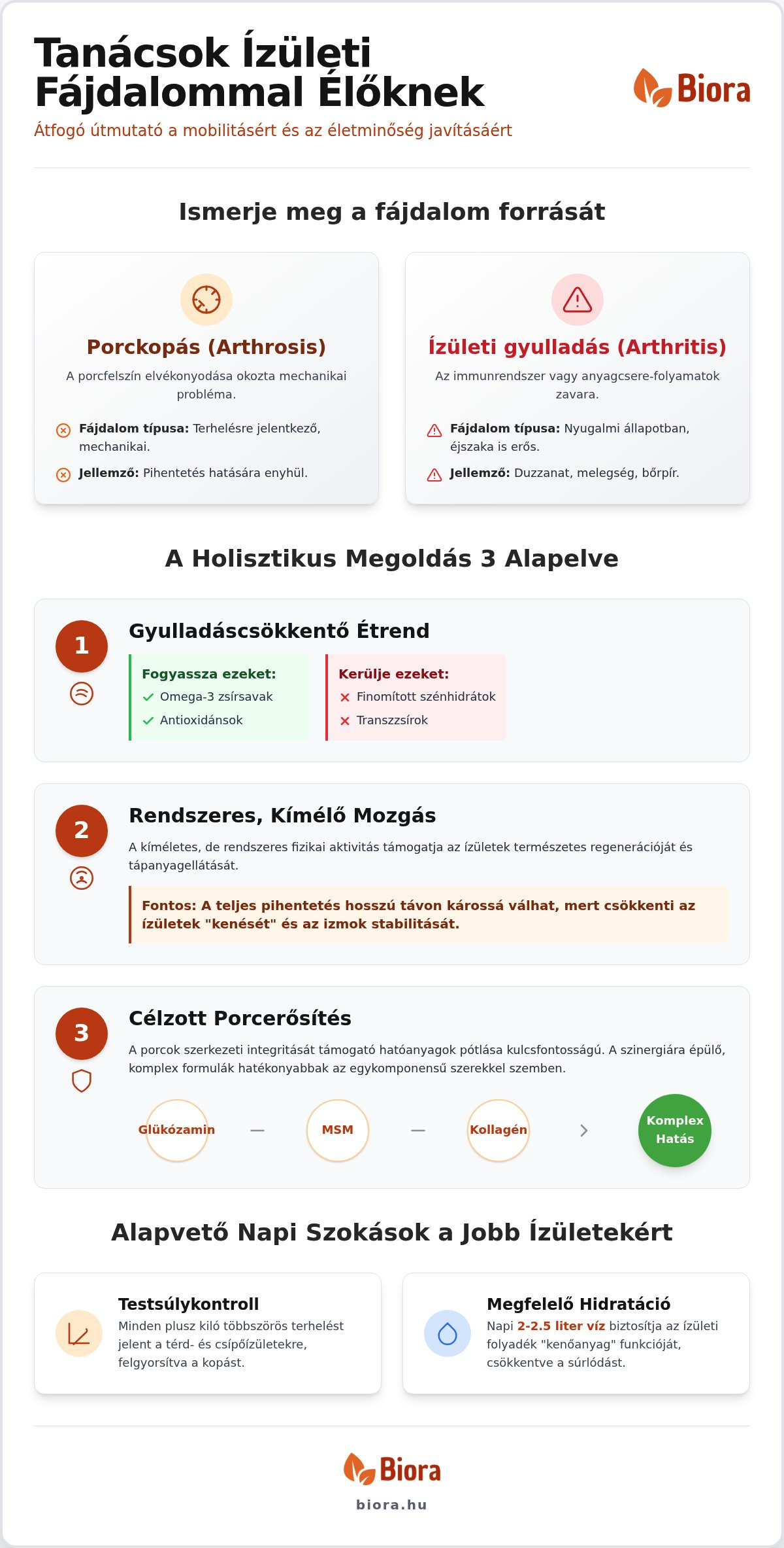 Tanácsok ízületi fájdalommal élőknek