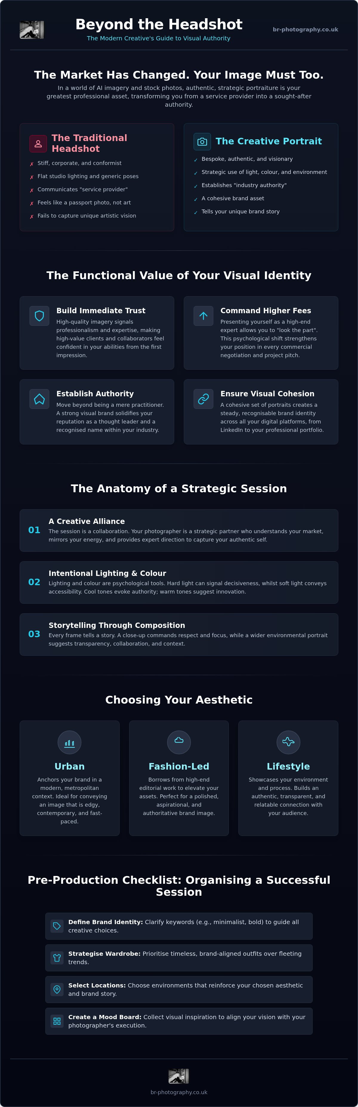 Professional portraits for creatives
