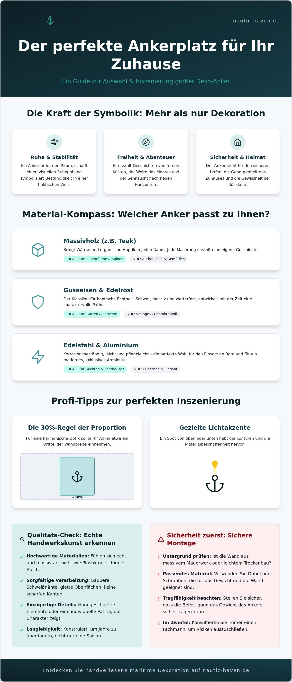 Anker deko groß