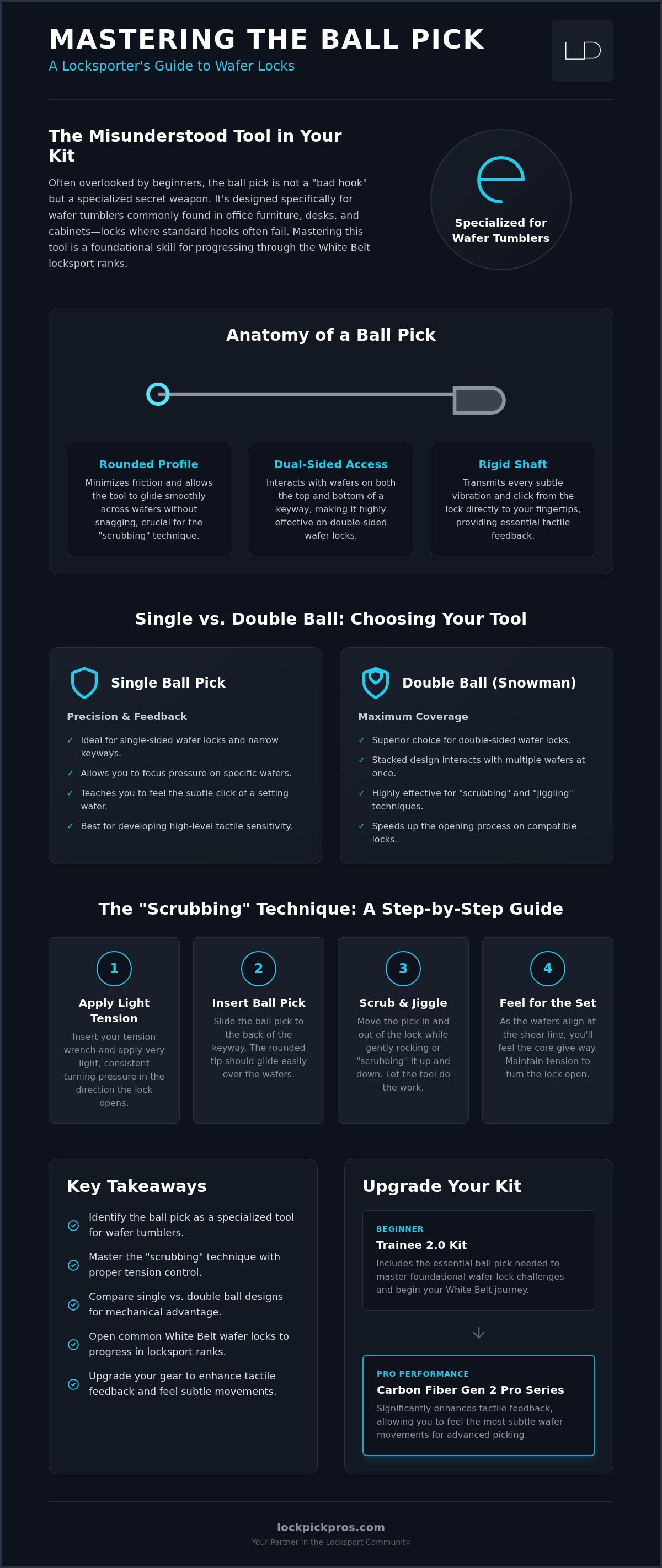 How to use a ball pick