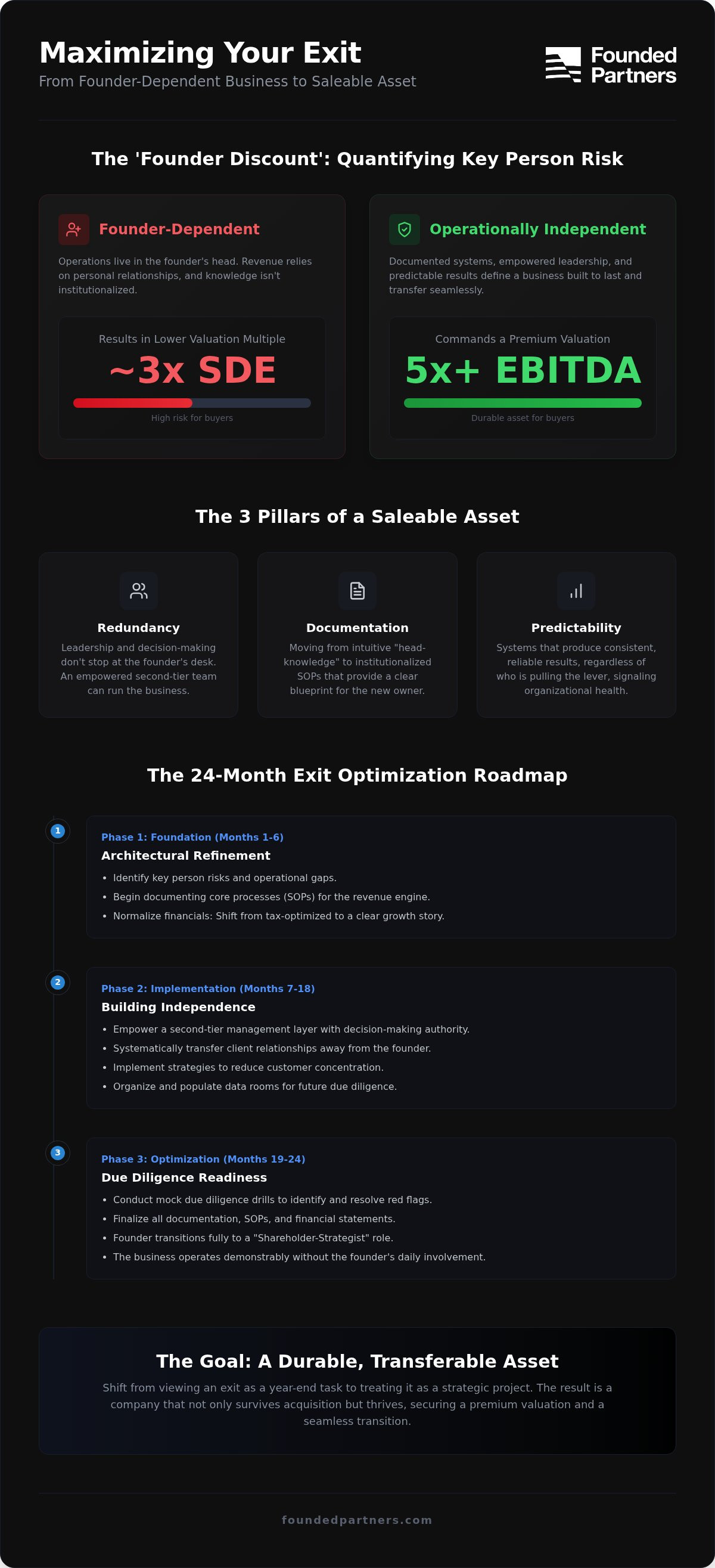 How to value a founder-led business for sale